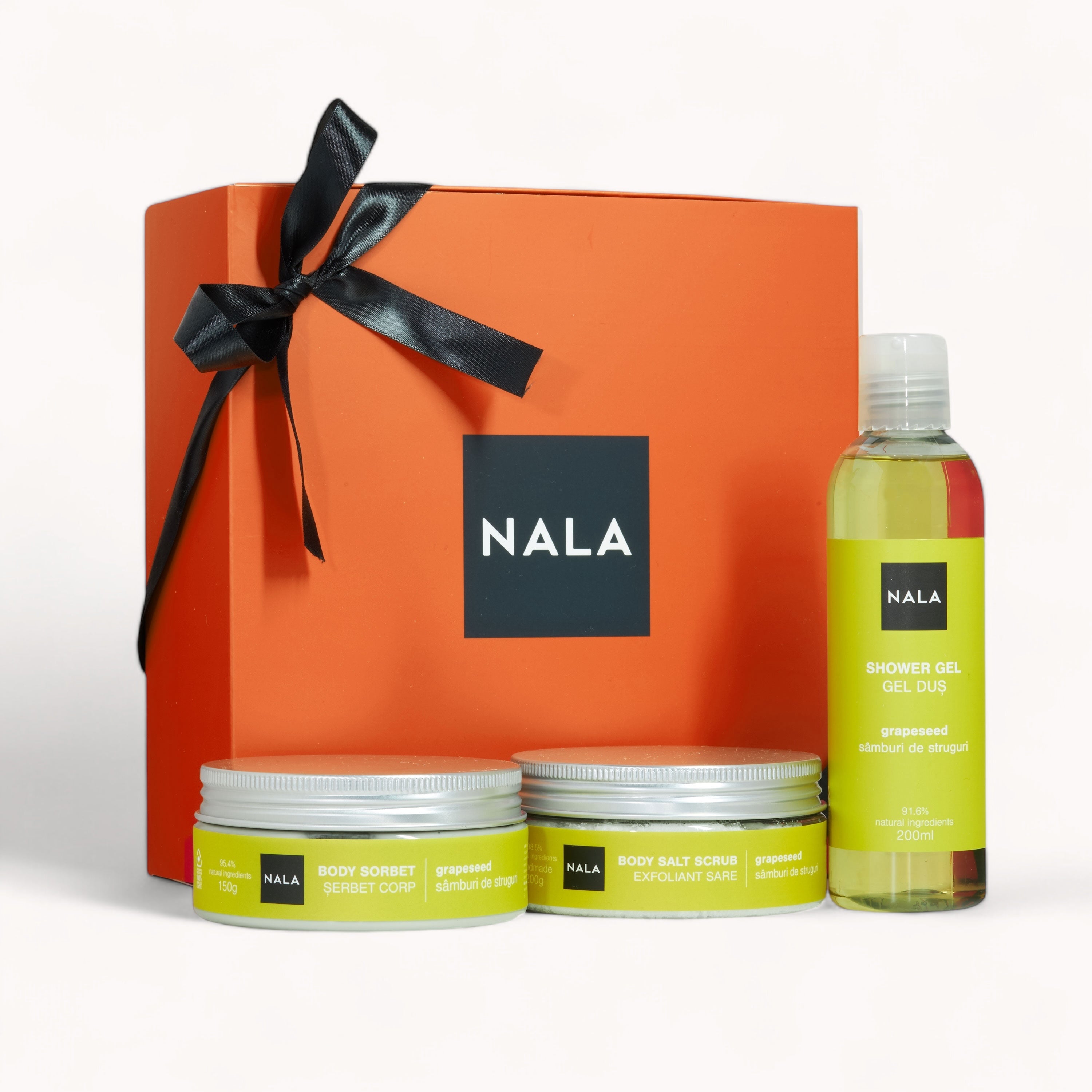 Gift Set Silky Skin - Grapeseed (Sorbet)