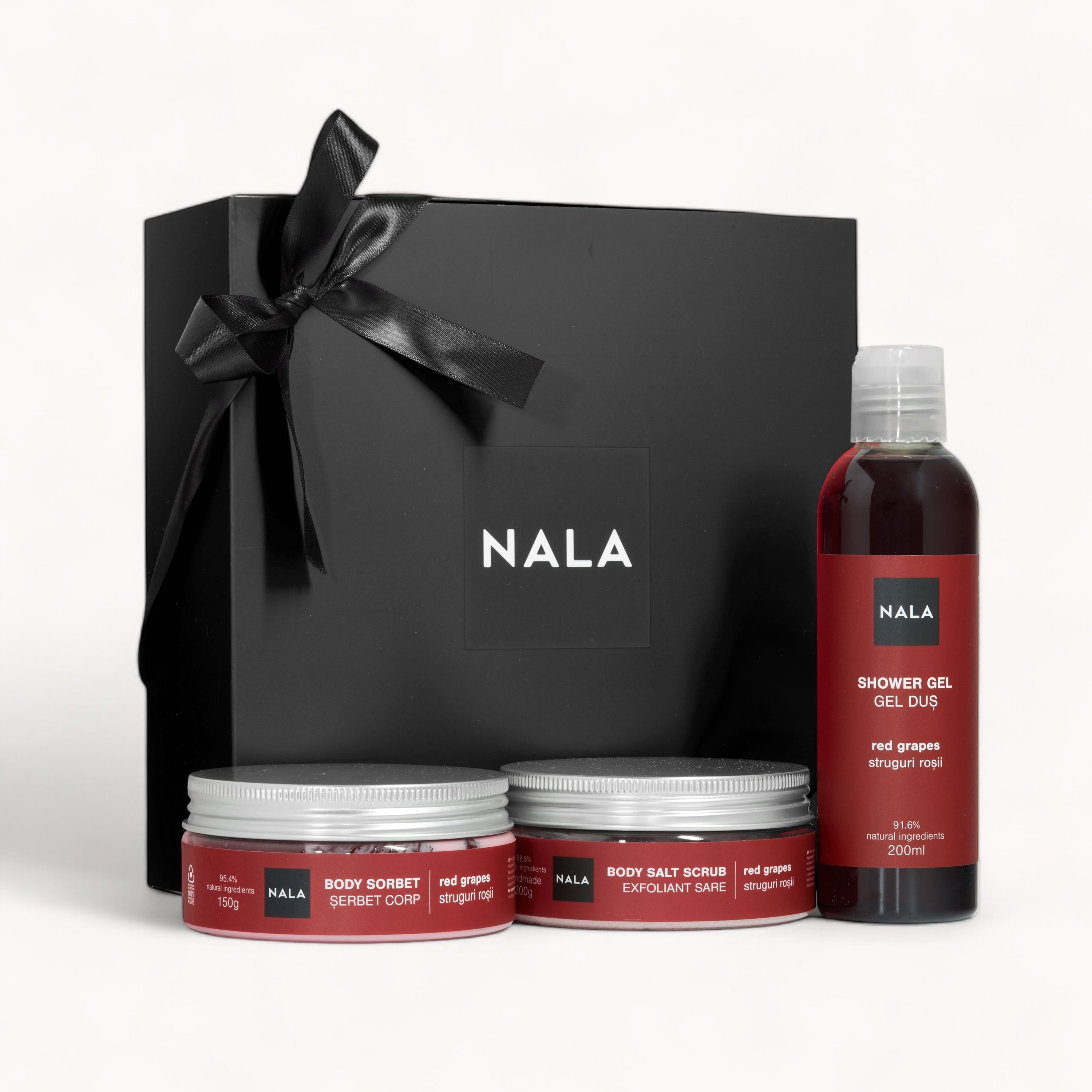 GIFT Set Silky Skin - Red Grapes (Sorbet)