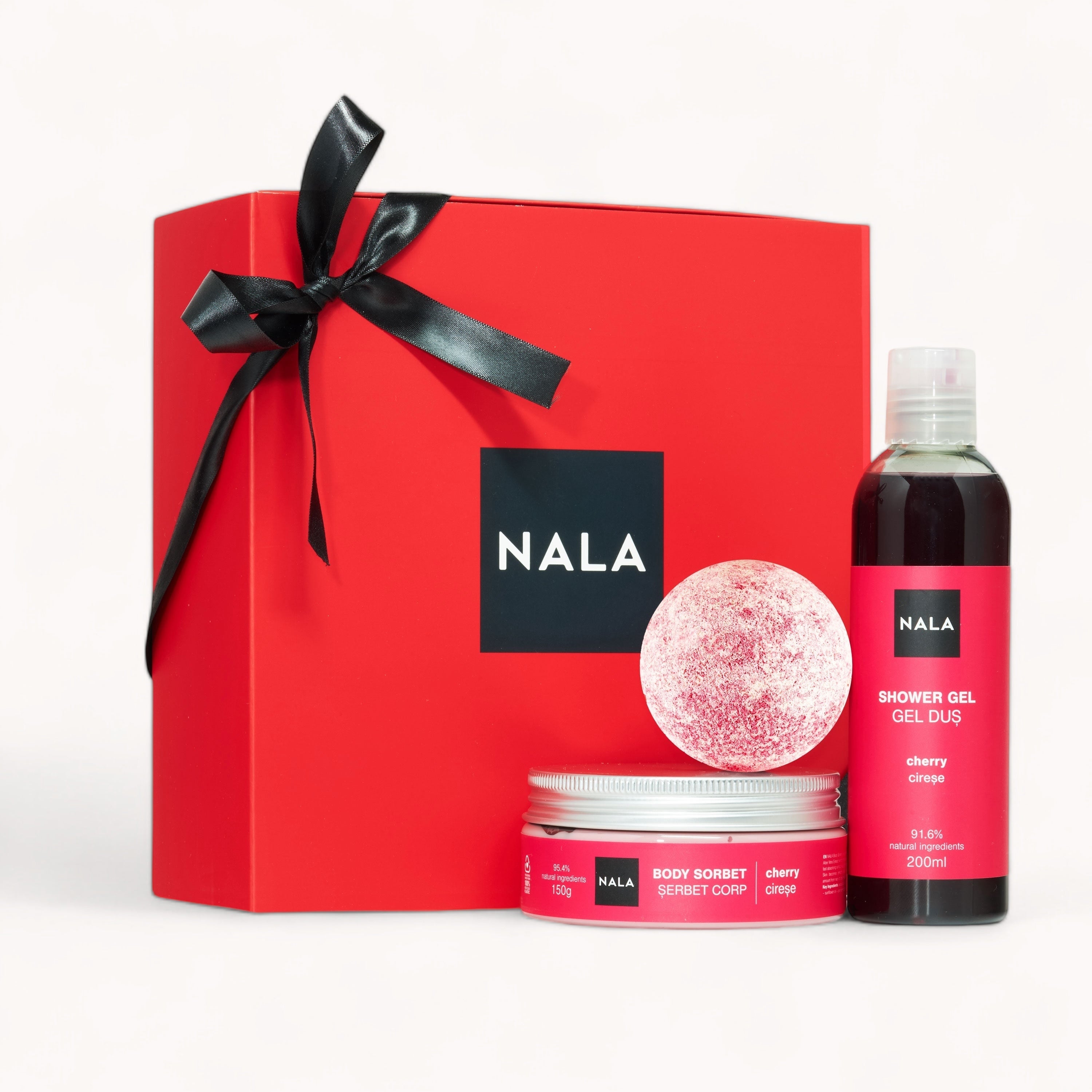 Bath & Hydration Set - Cherry (Sorbet)