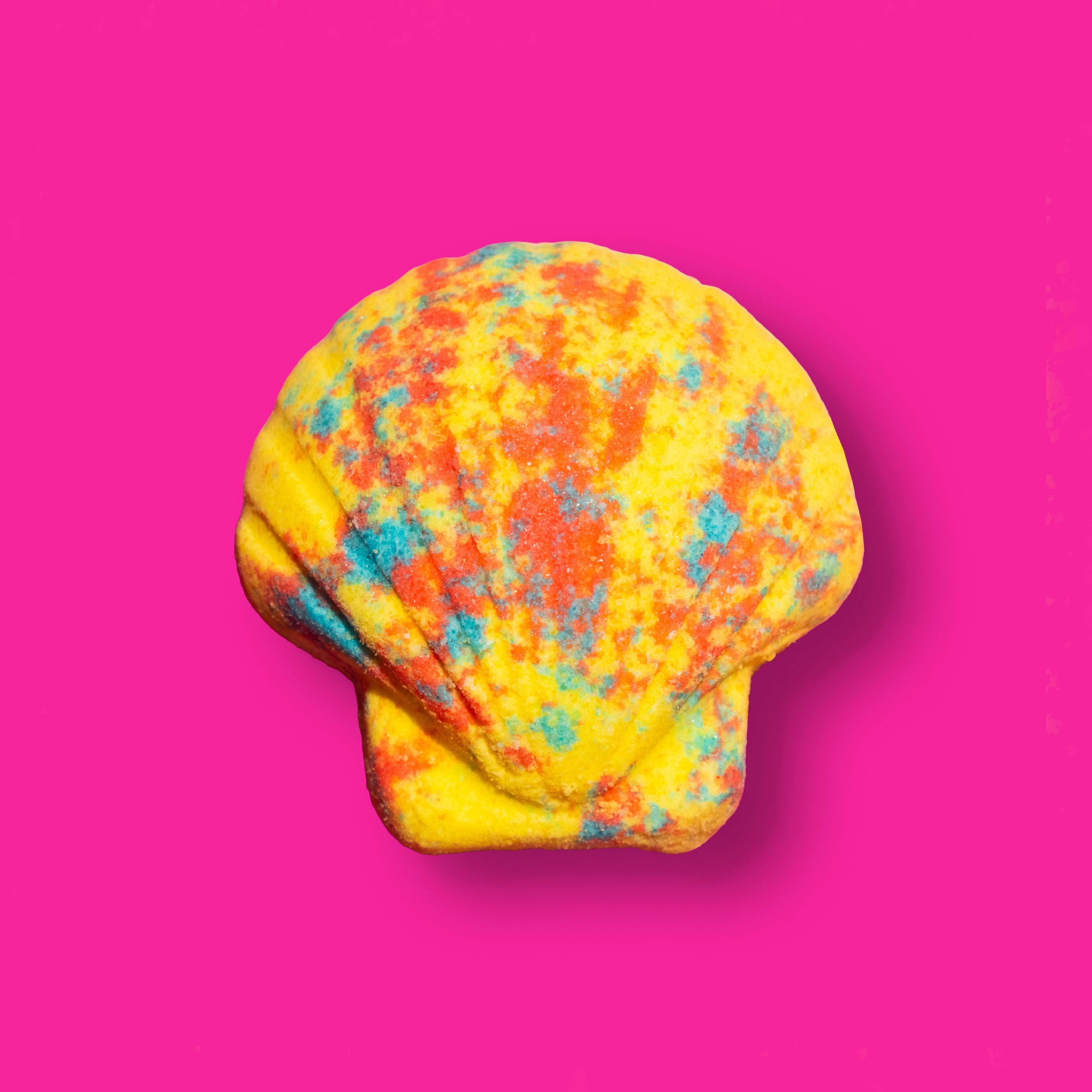 Effervescent Bath Bomb Seashell - Pineapple