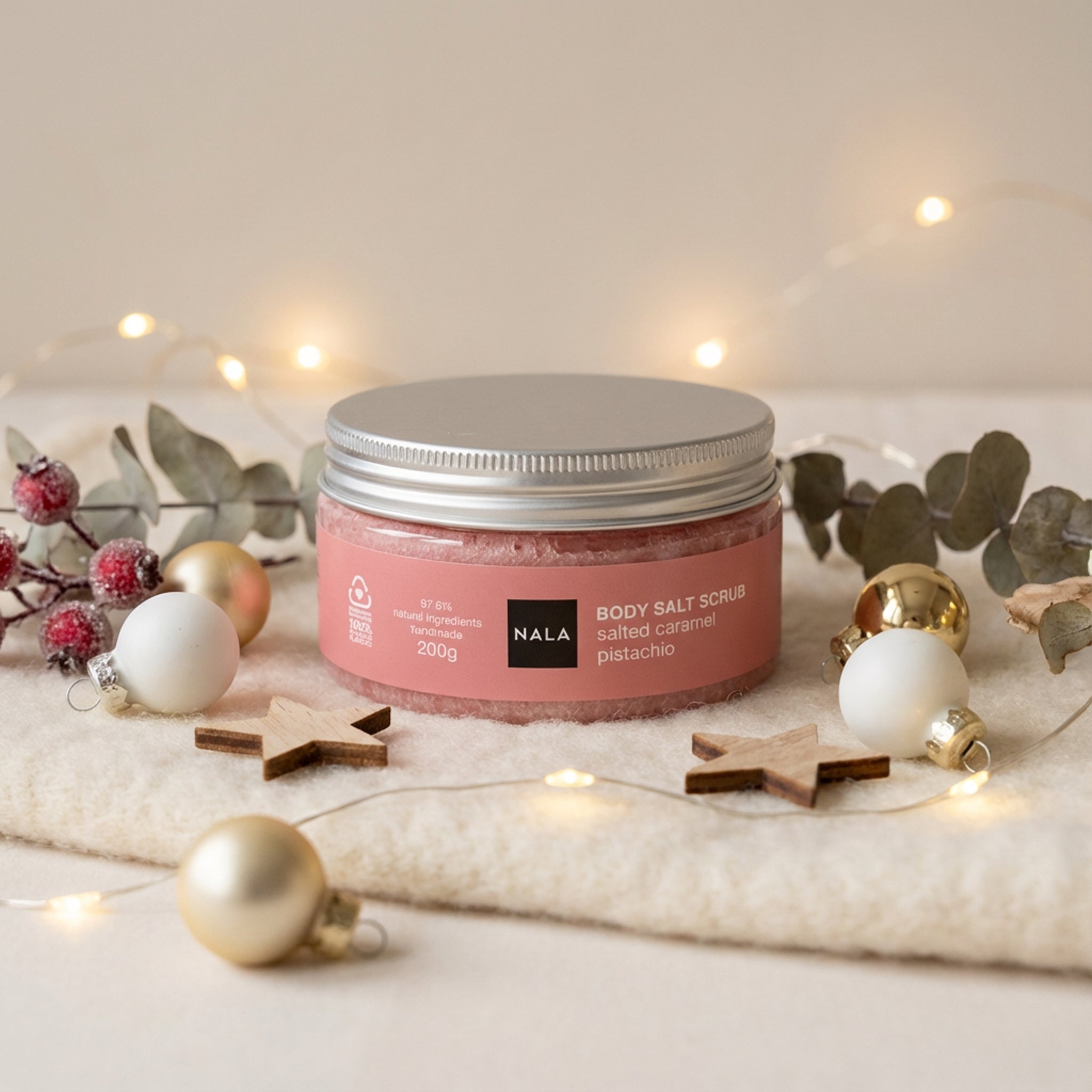 Body Salt Scrub - Salted Caramel & Pistachio