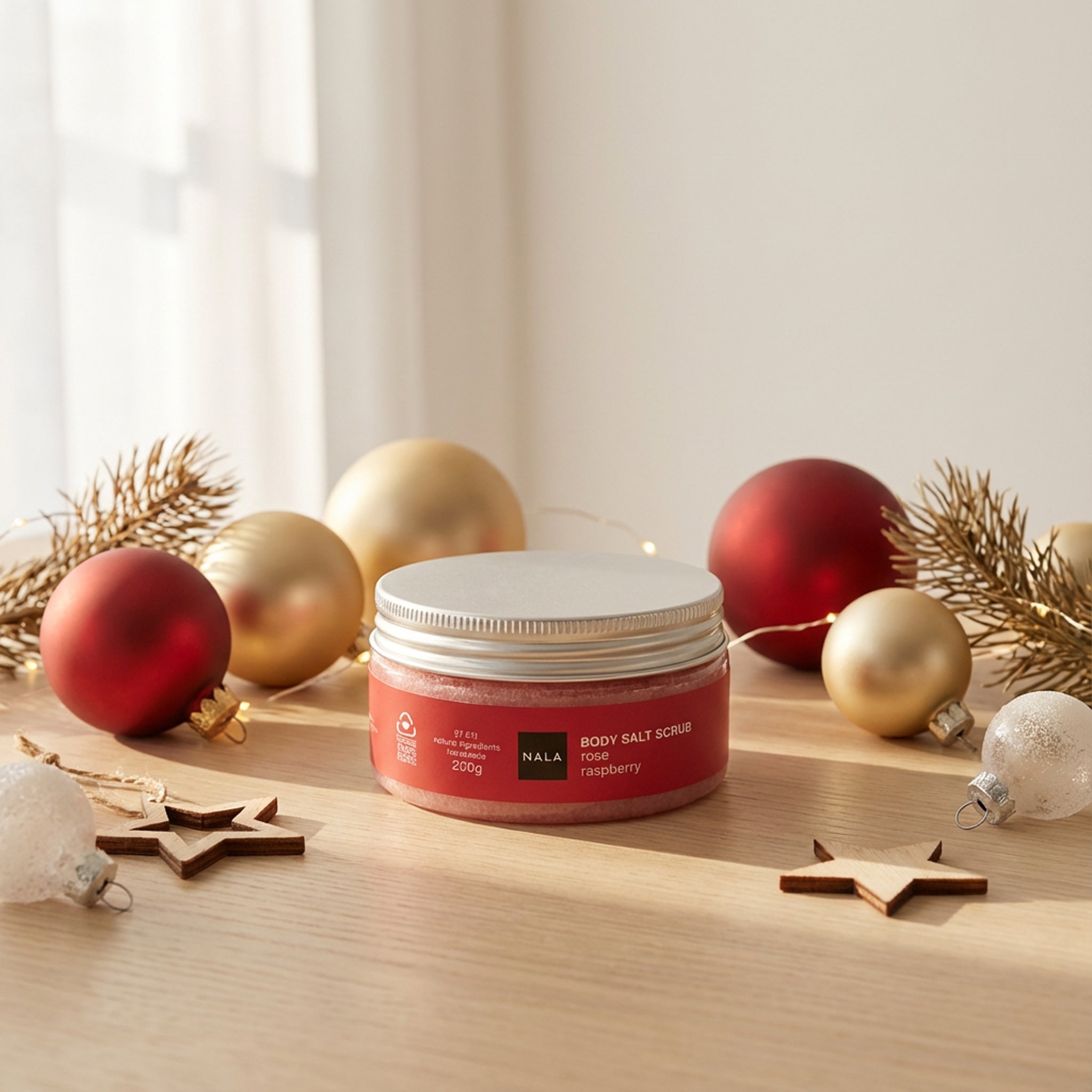 Body Salt Scrub - Rose & Raspberry