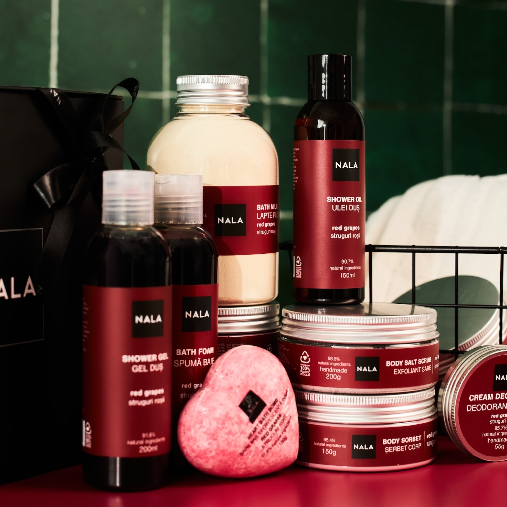Bomba da bagno - Hearth - Uva rossa
