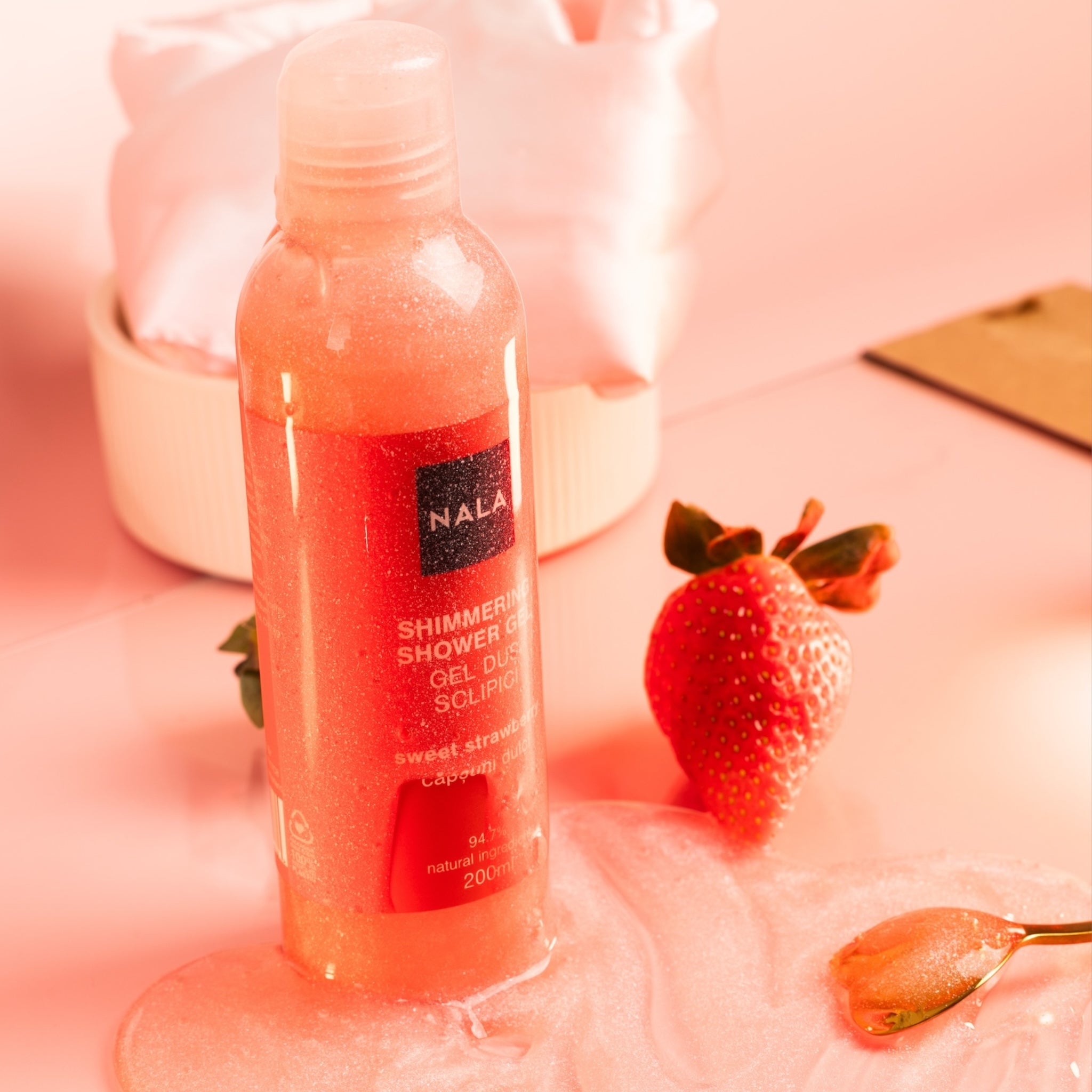 Glitter Shower Gel - Sweet Strawberry