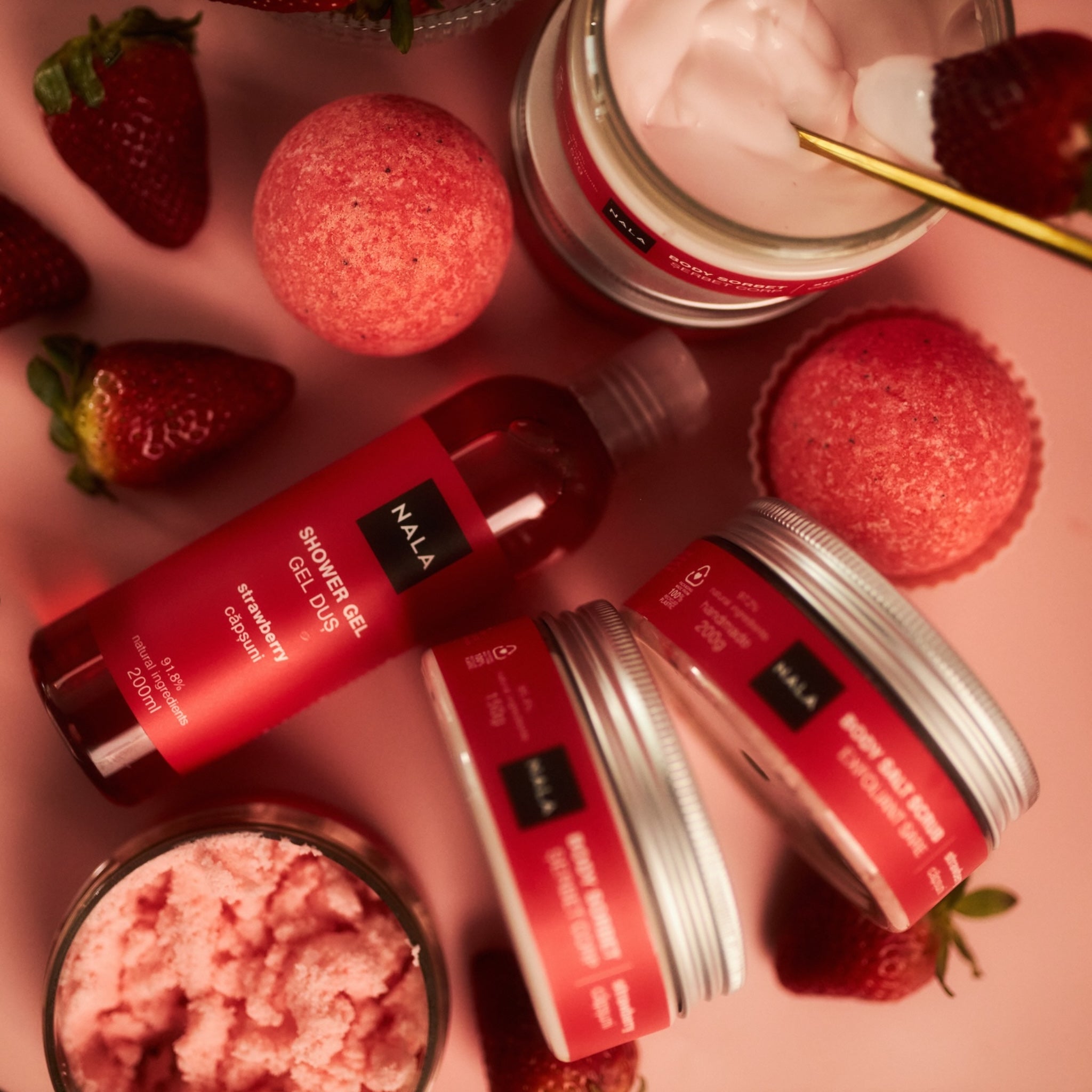 Bomba da bagno - Fragola