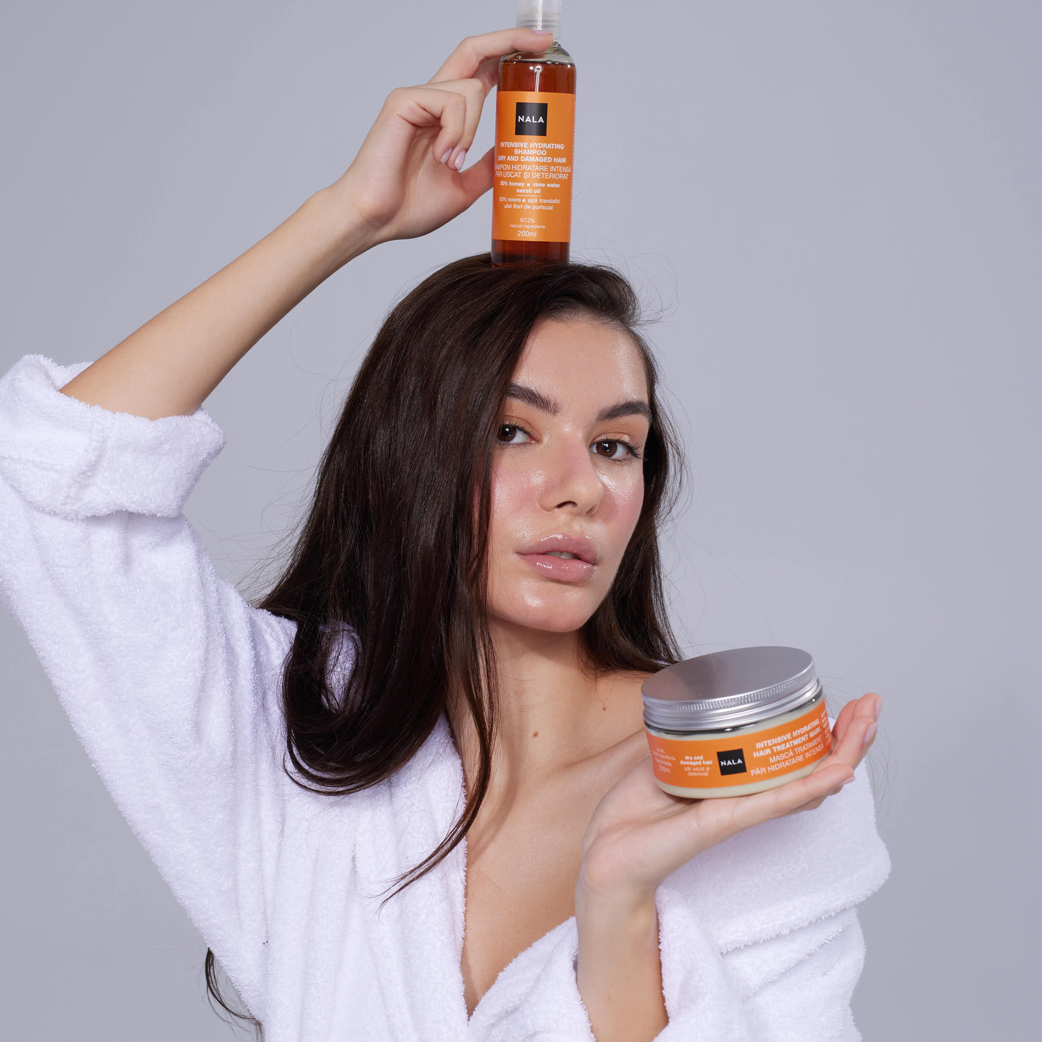 Intensive Hydrating Shampoo - 50% Honey, Roses, Orange Blossoms