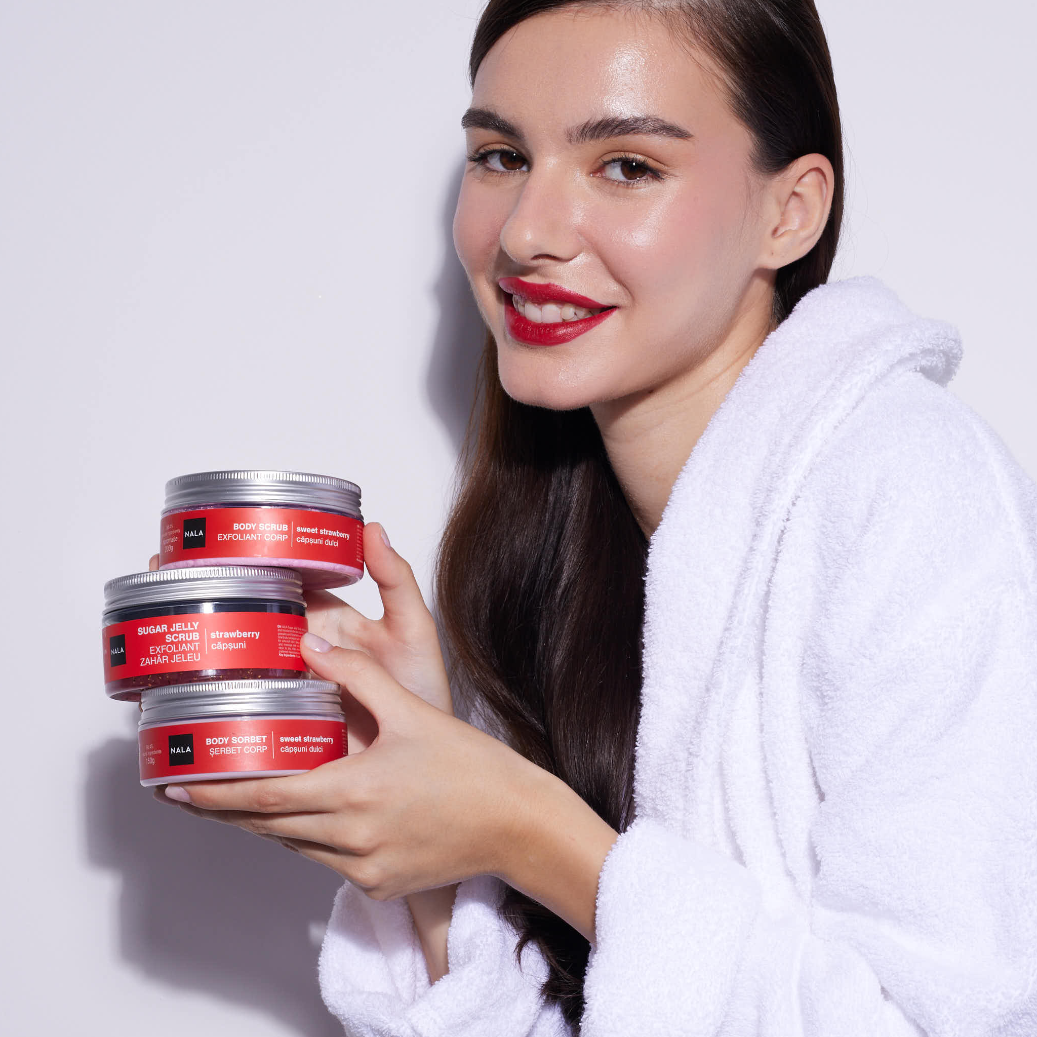 Scrub alla gelatina di zucchero - Fragola