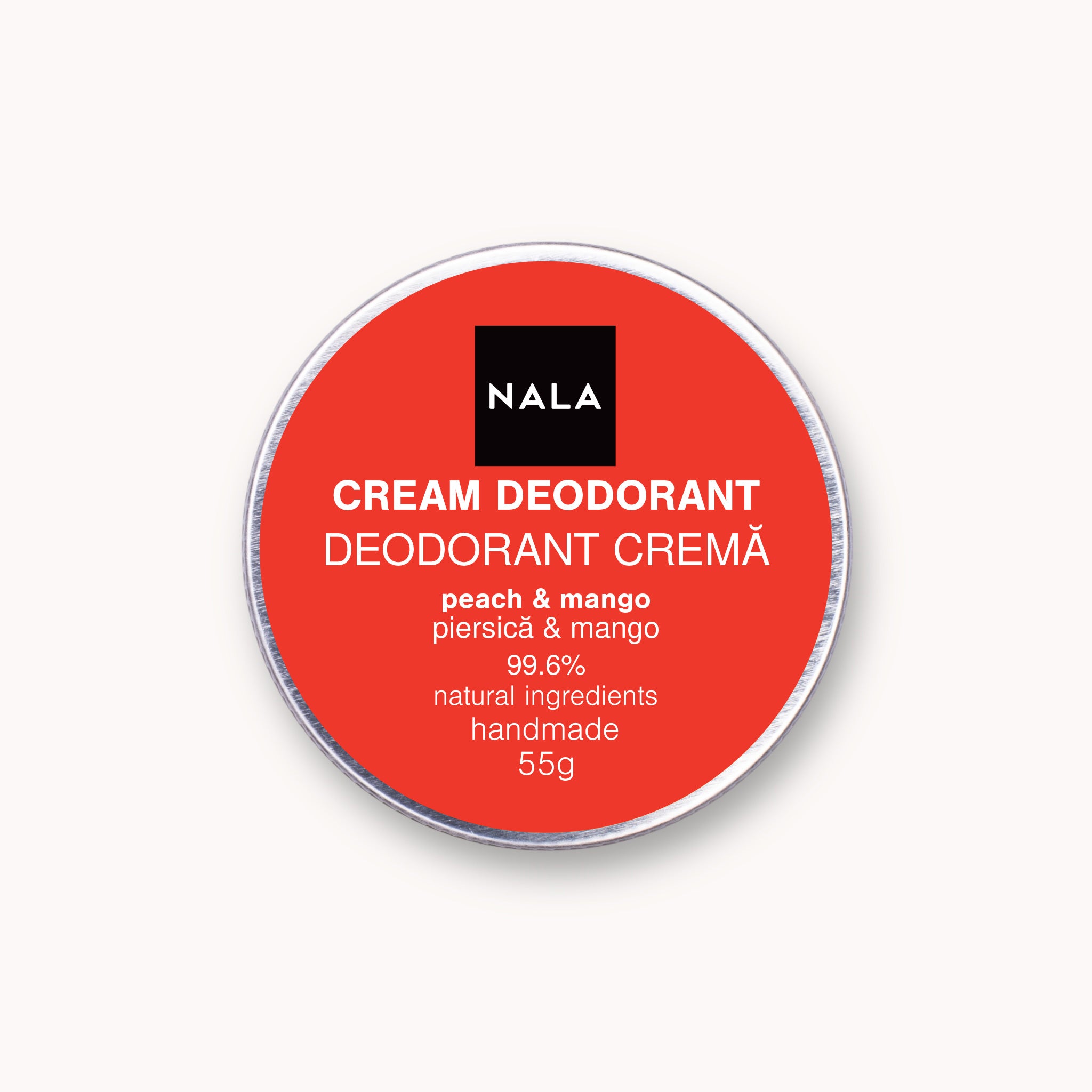 Cream Deodrant - Peach & Mango