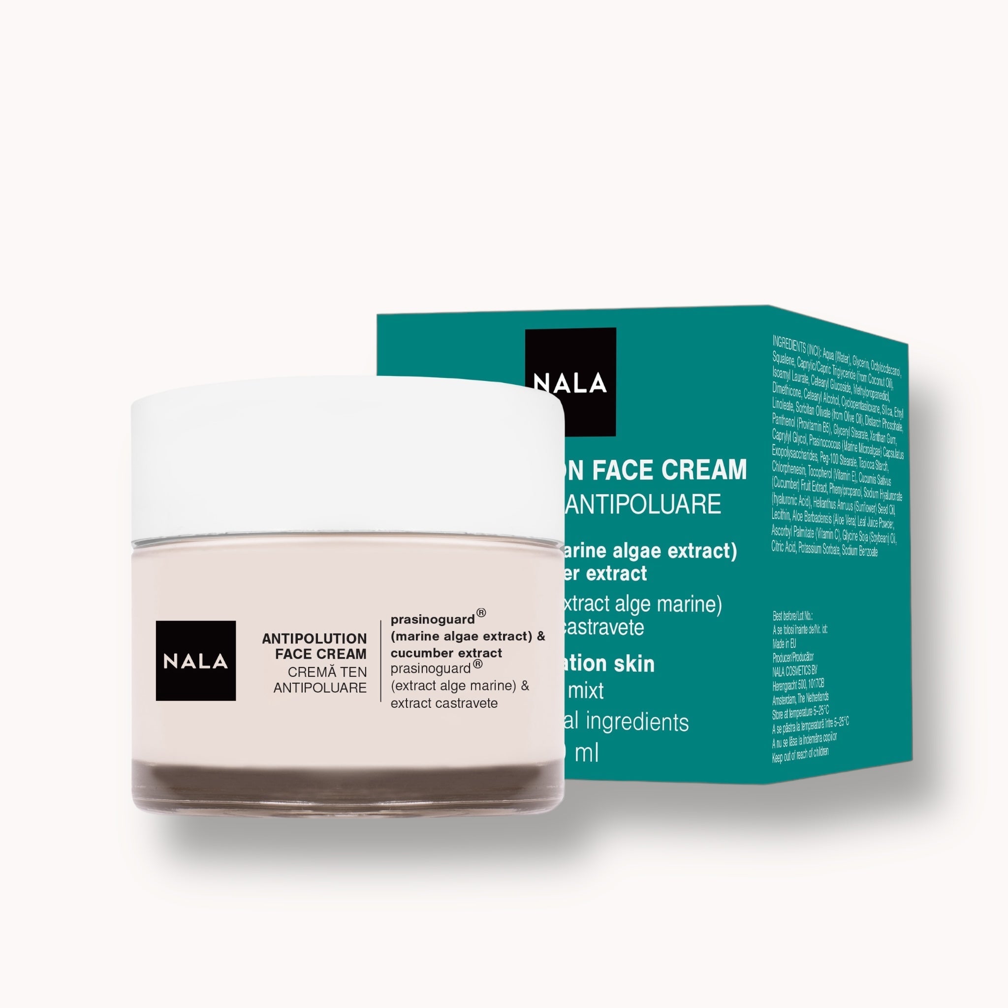 Antipollution Face Cream - Combination Skin - Seaweed & Cucumber