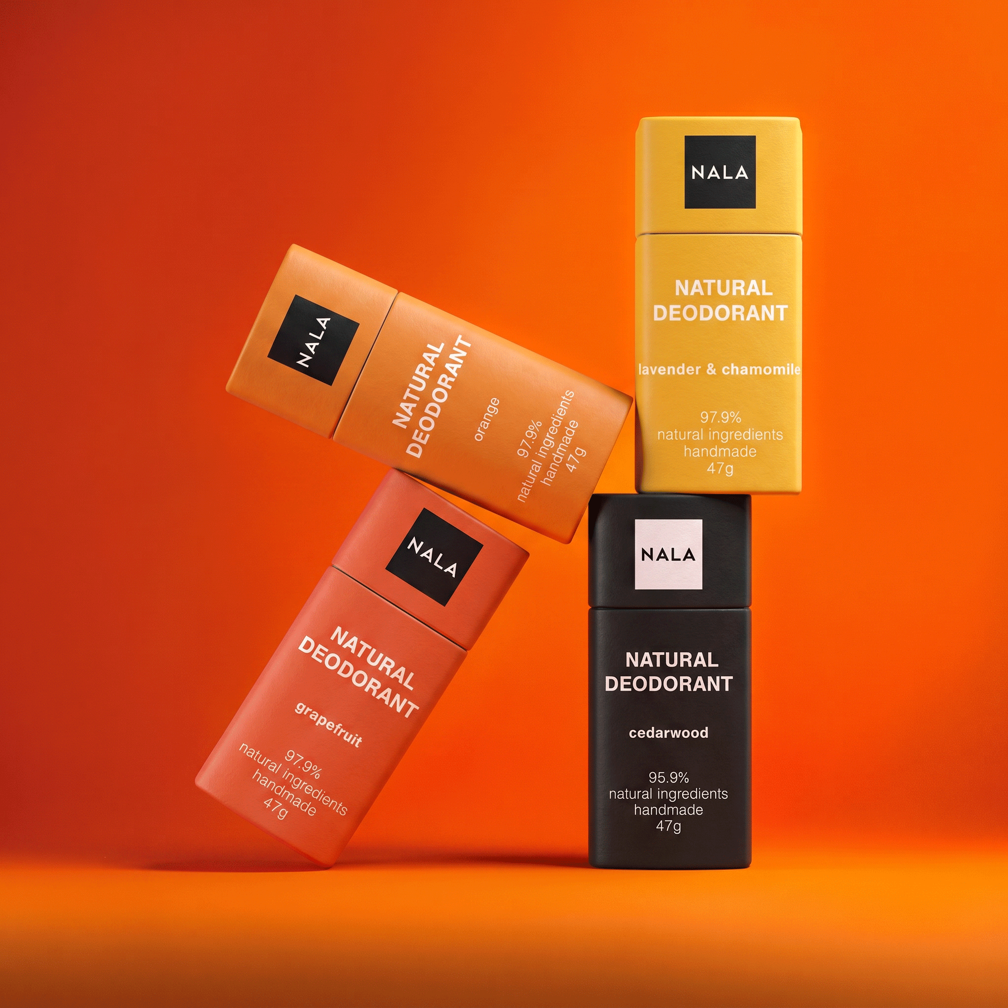 3+1 Bundle Natural Deo Stick - Bold & Citrus