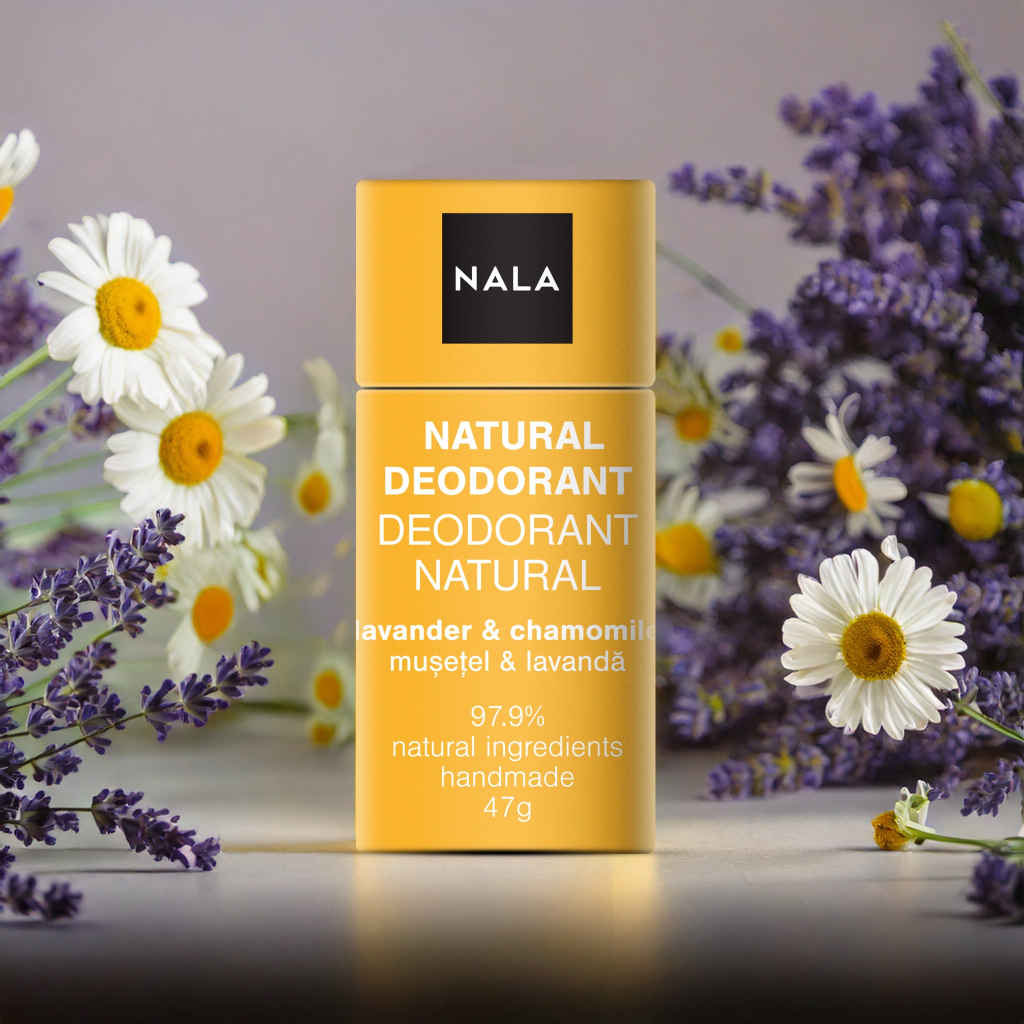 Natural Stick Deodorant – Chamomile & Lavender
