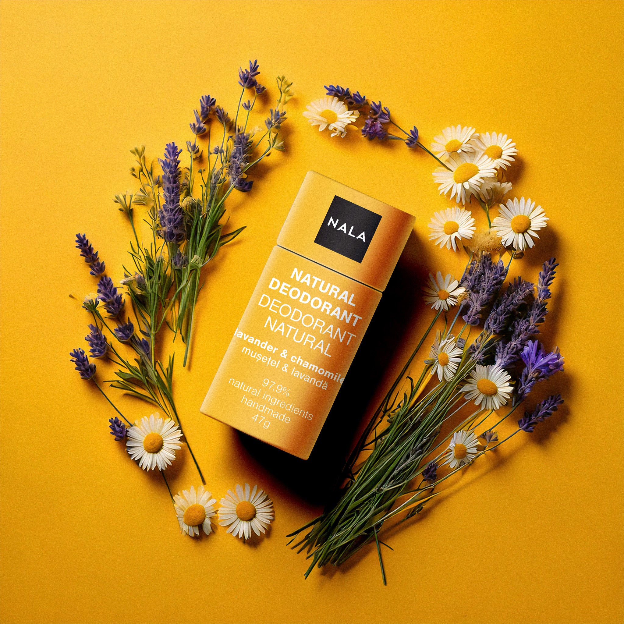 Natural Stick Deodorant – Chamomile & Lavender