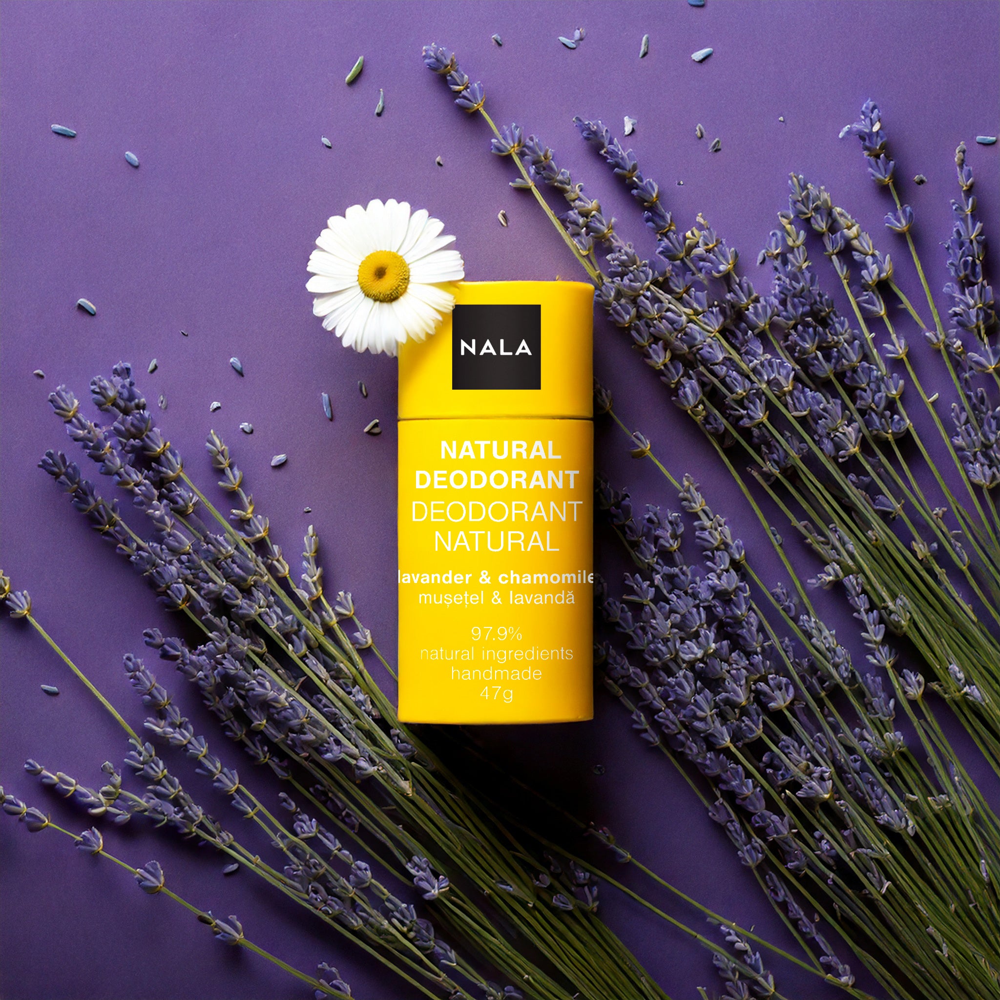 Natural Stick Deodorant – Chamomile & Lavender