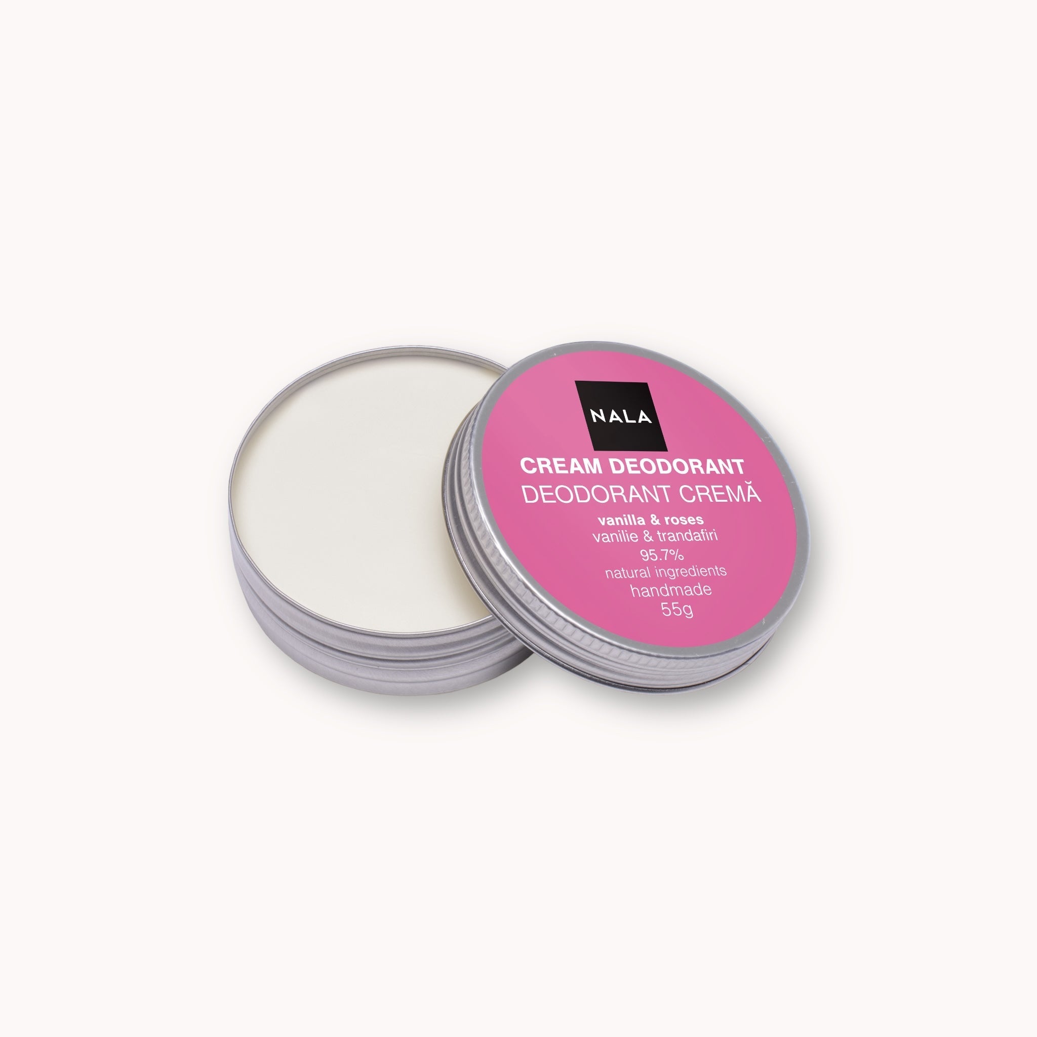 Cream Deodorant - Vanilla & Roses