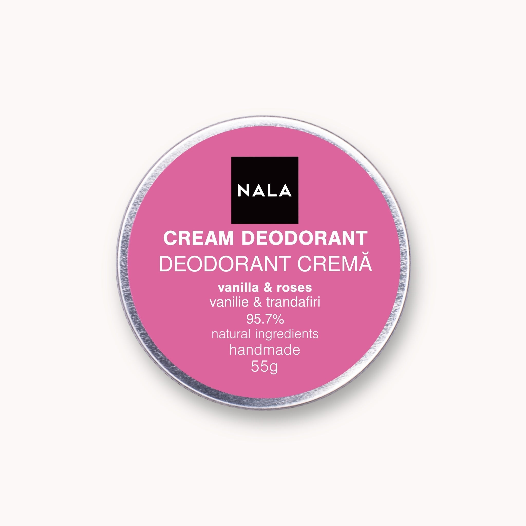 Cream Deodorant - Vanilla & Roses