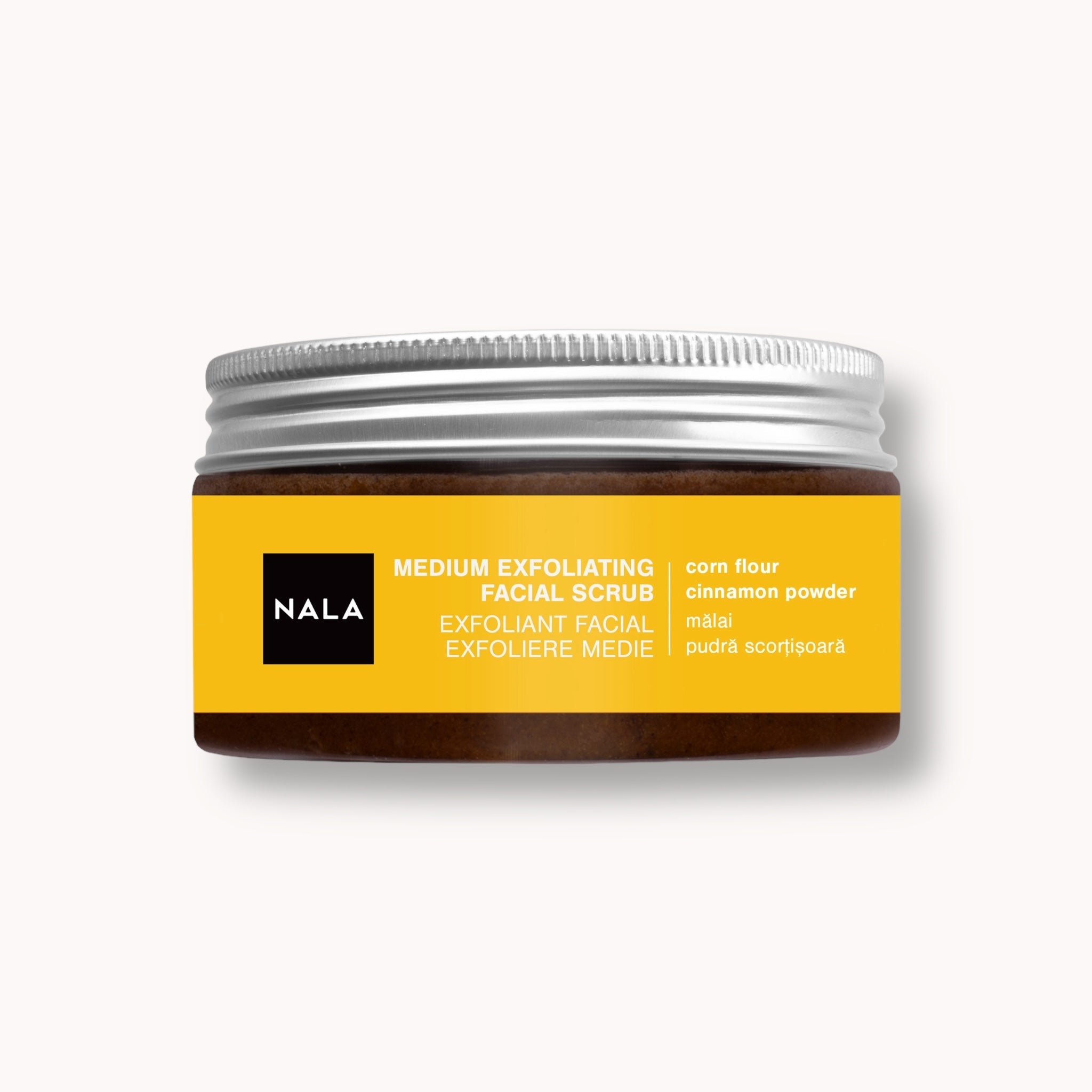 Medium Exfoliating Facial Scrub - Corn flour & Cinnamon