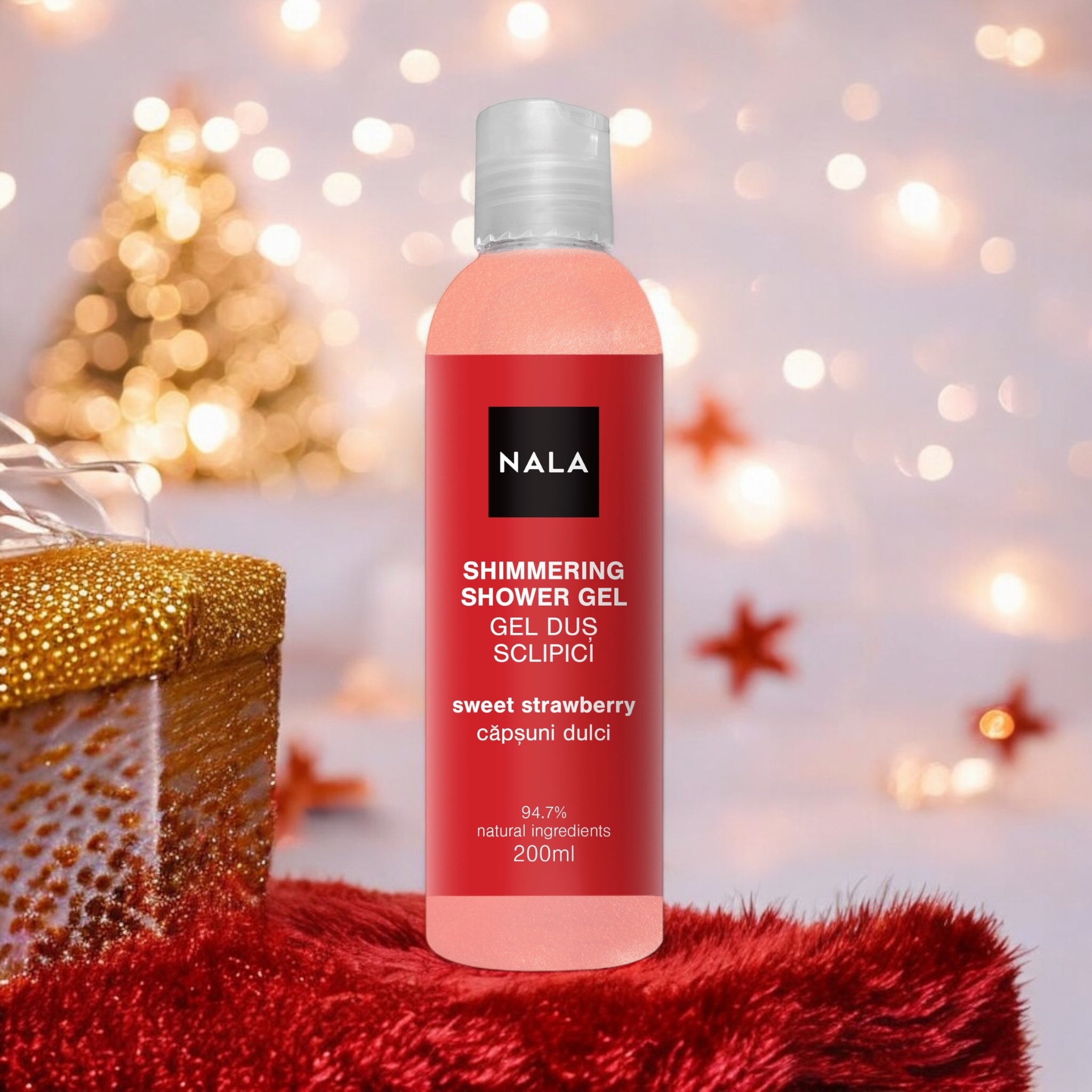 Glitter Shower Gel - Sweet Strawberry