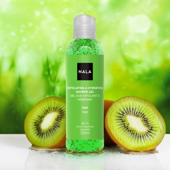 Exfoliating & Hydrating Shower Gel - Kiwi