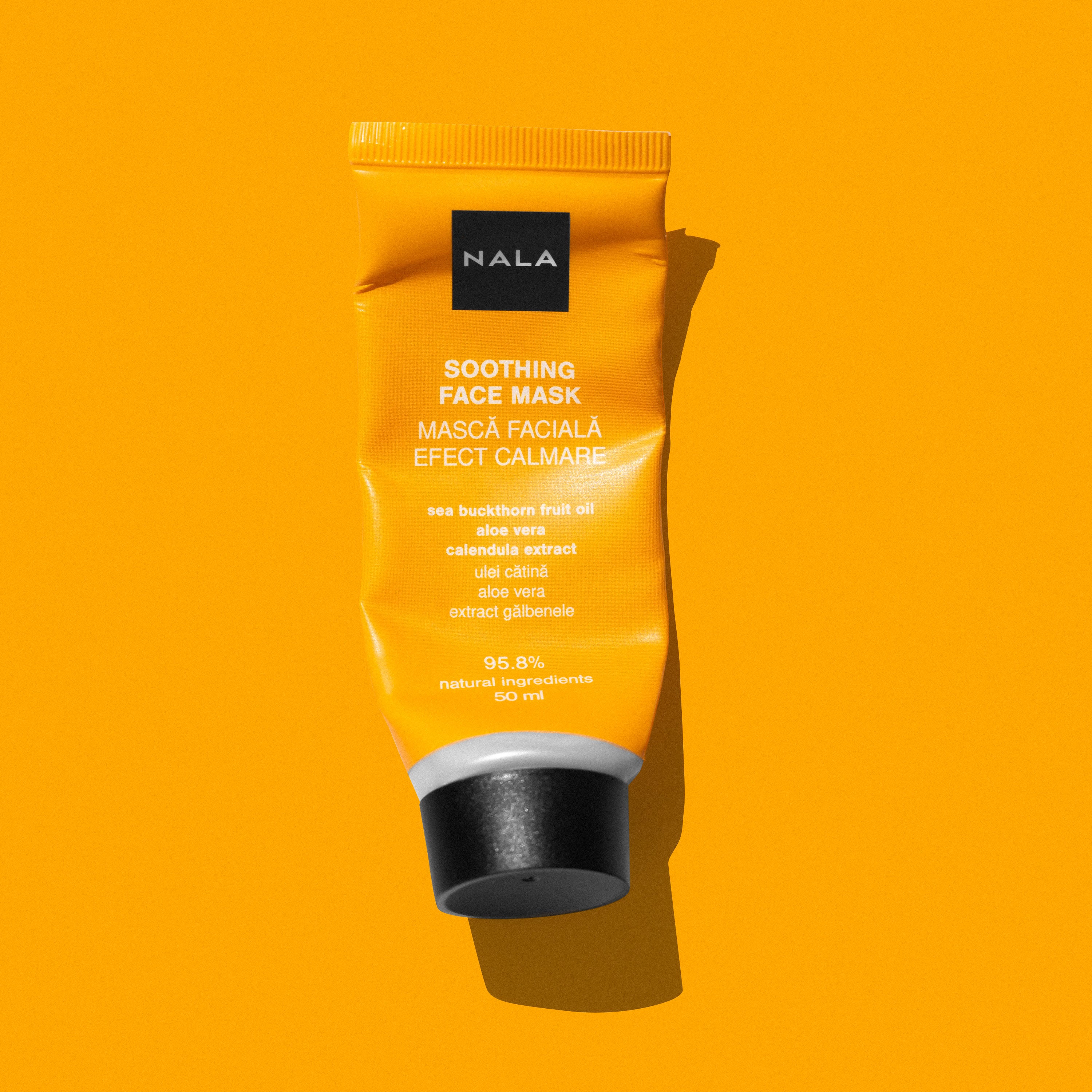 Soothing Face Mask - Sea Buckthorn Fruit Oil, Aloe Vera, Calendula Extract