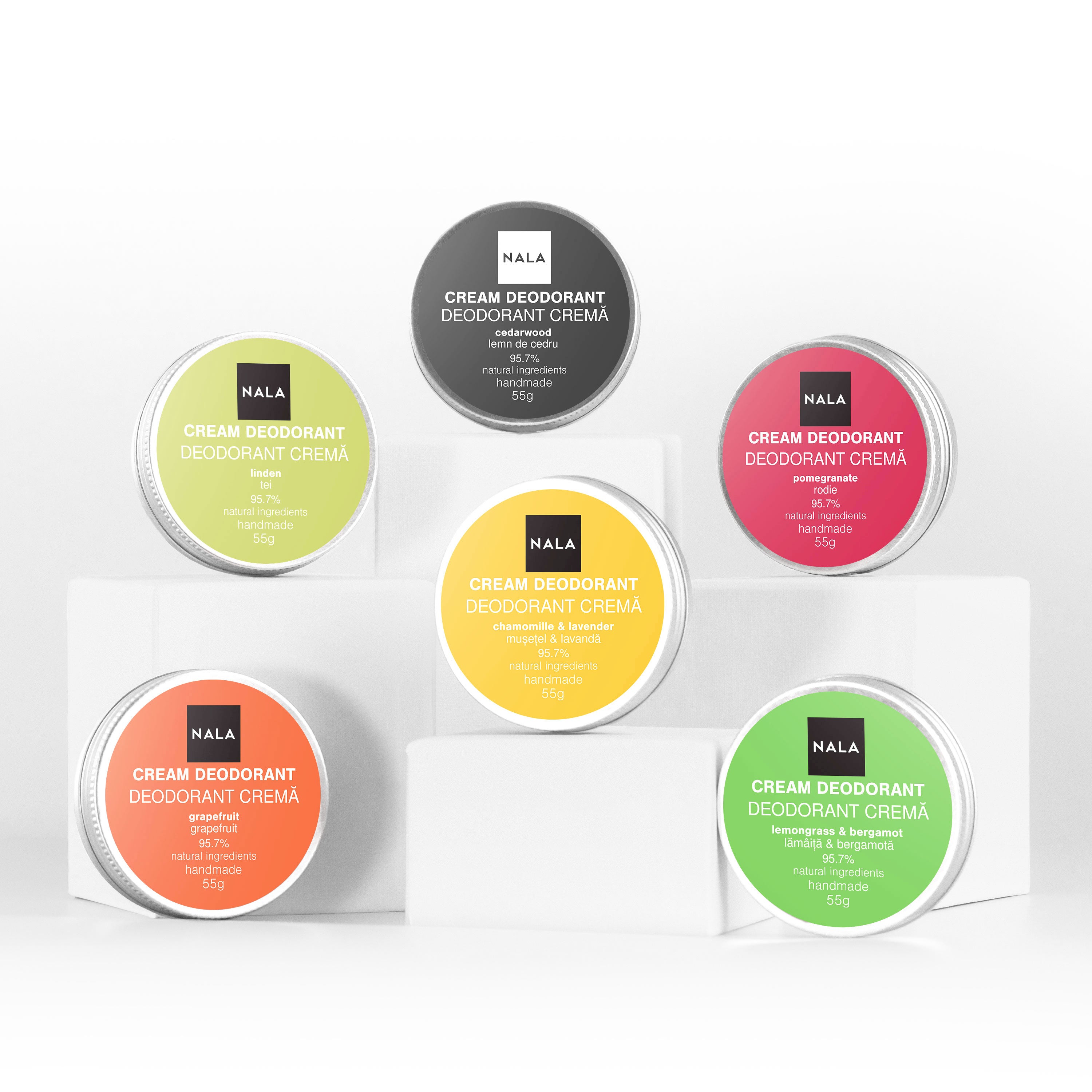 Natural Deodorants – Worry-Free 6-Pack