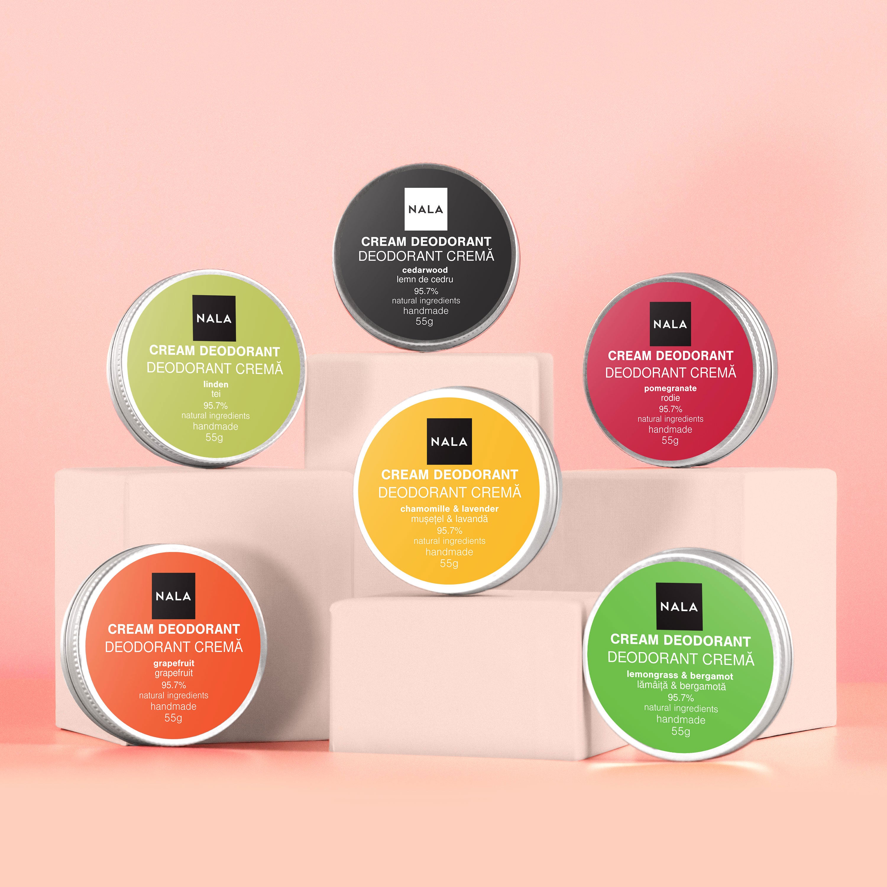 Natural Deodorants – Worry-Free 6-Pack