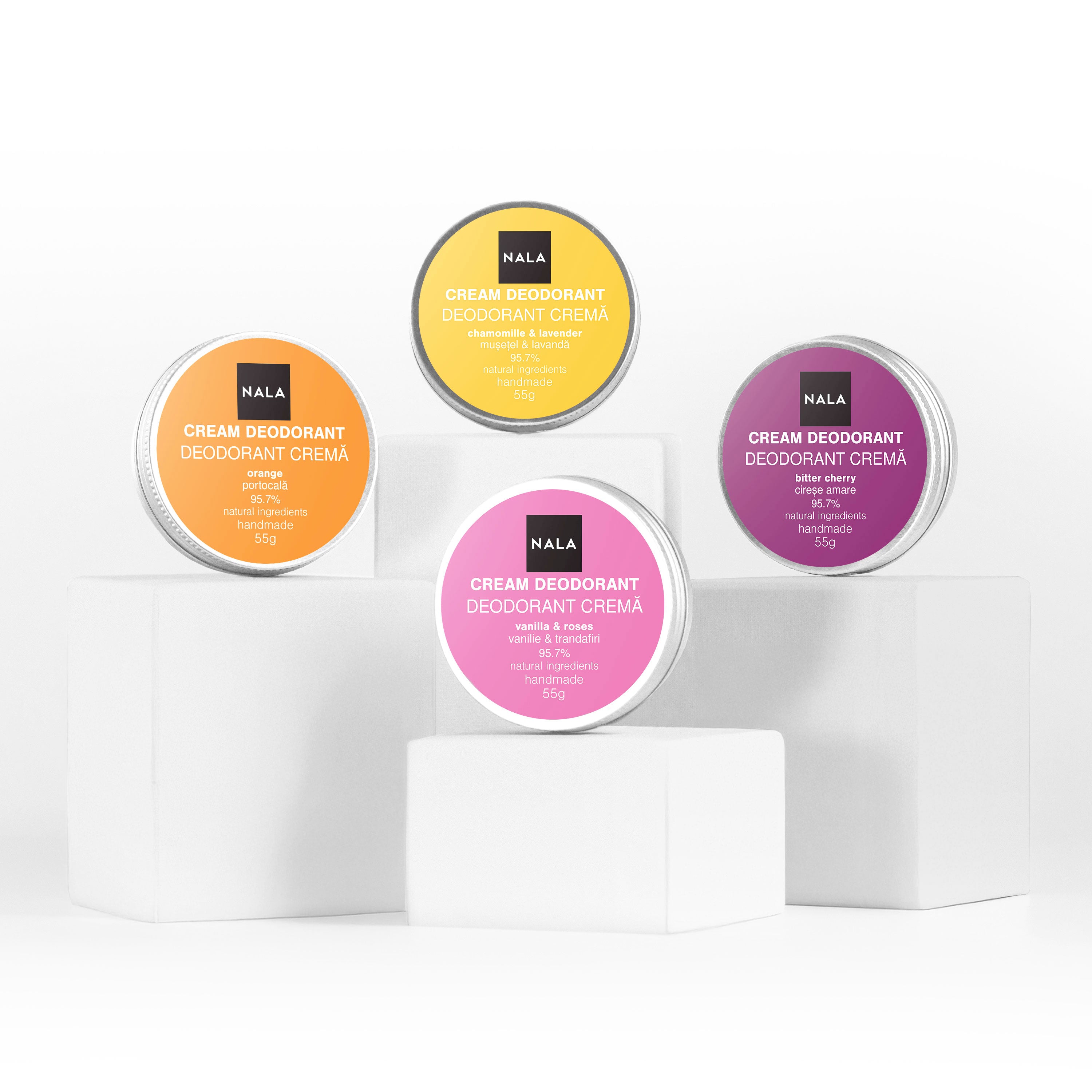 Natural Deodorants – Fresh Mode ON 4-Pack