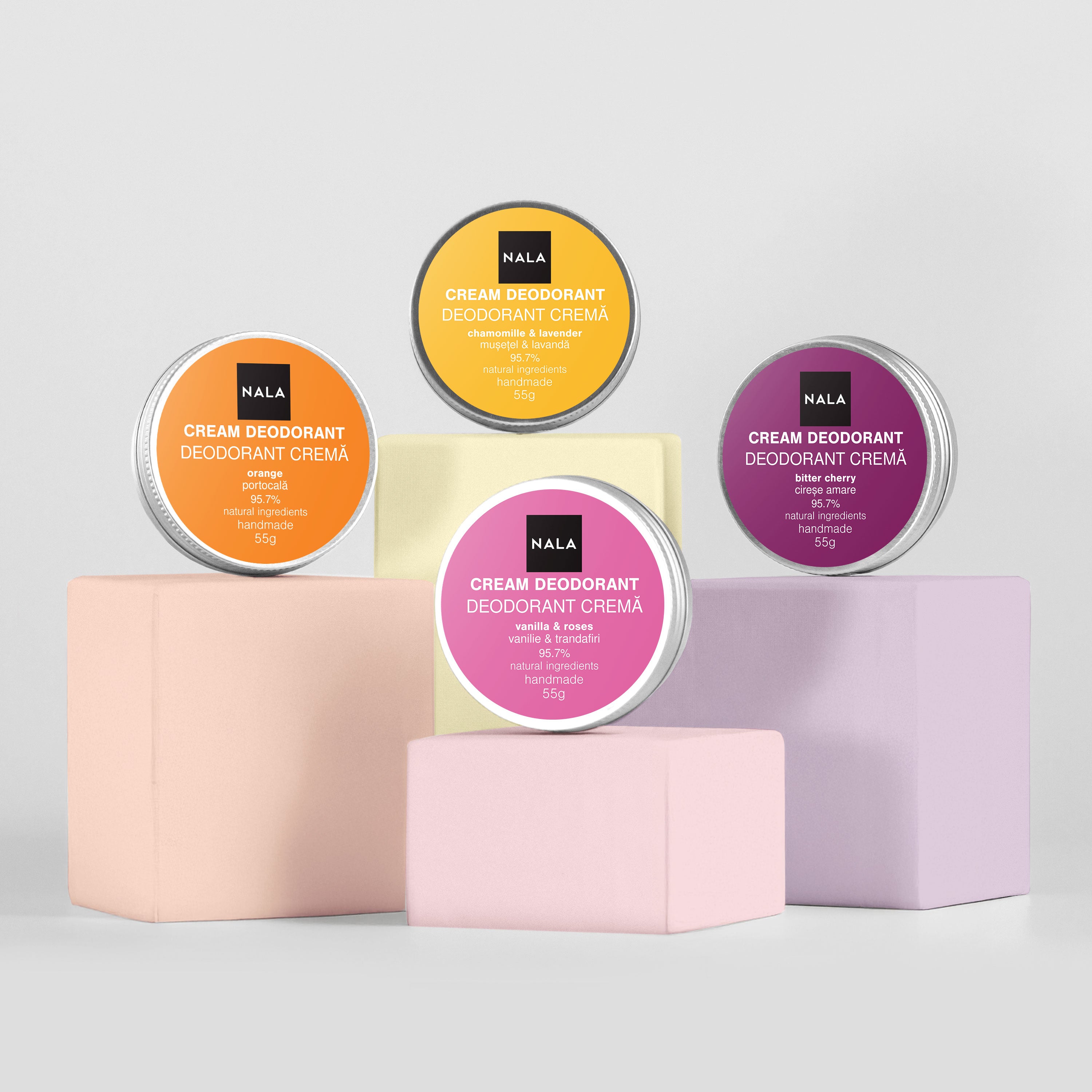 Natural Deodorants – Fresh Mode ON 4-Pack