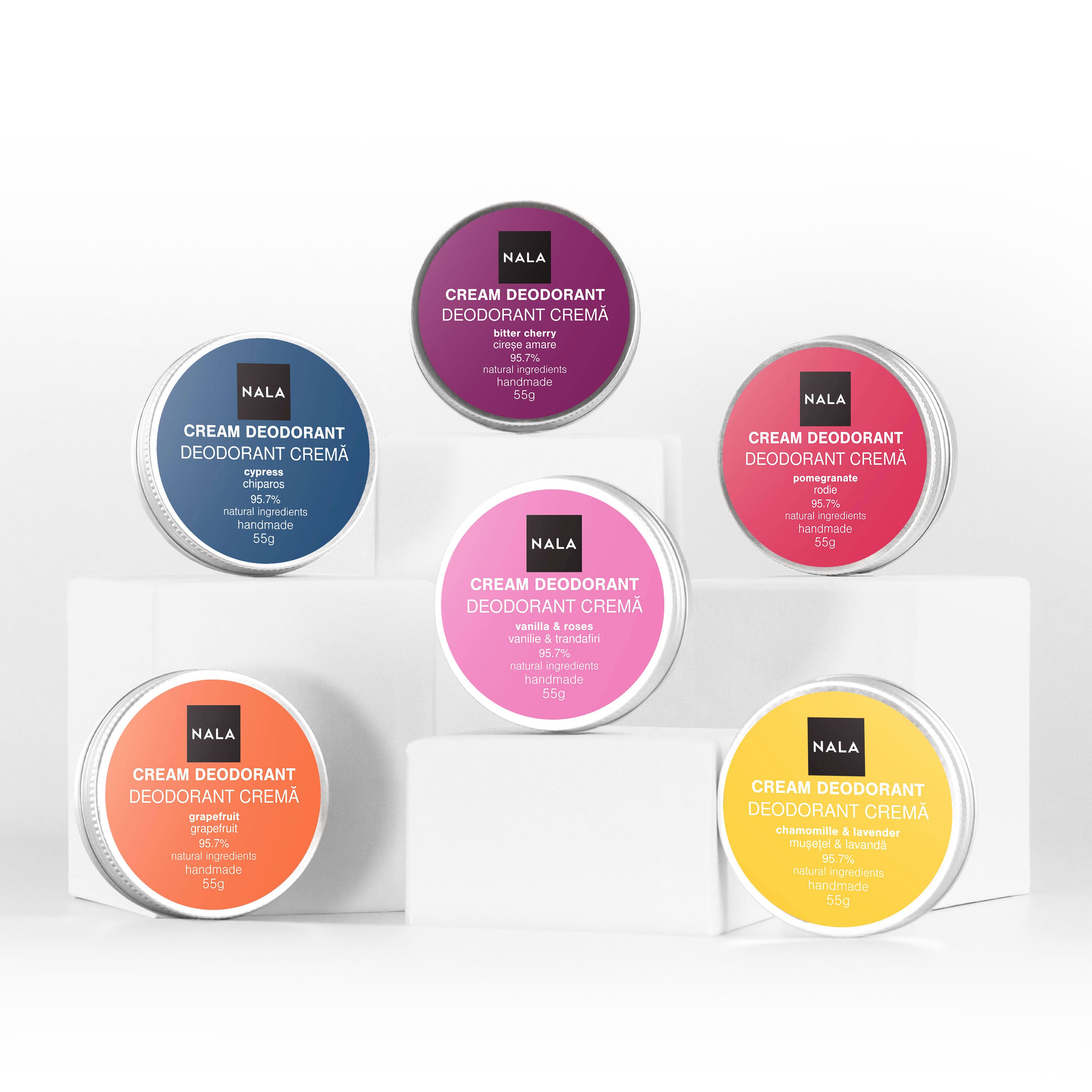 Natural Deodorants – Essential 6-Pack