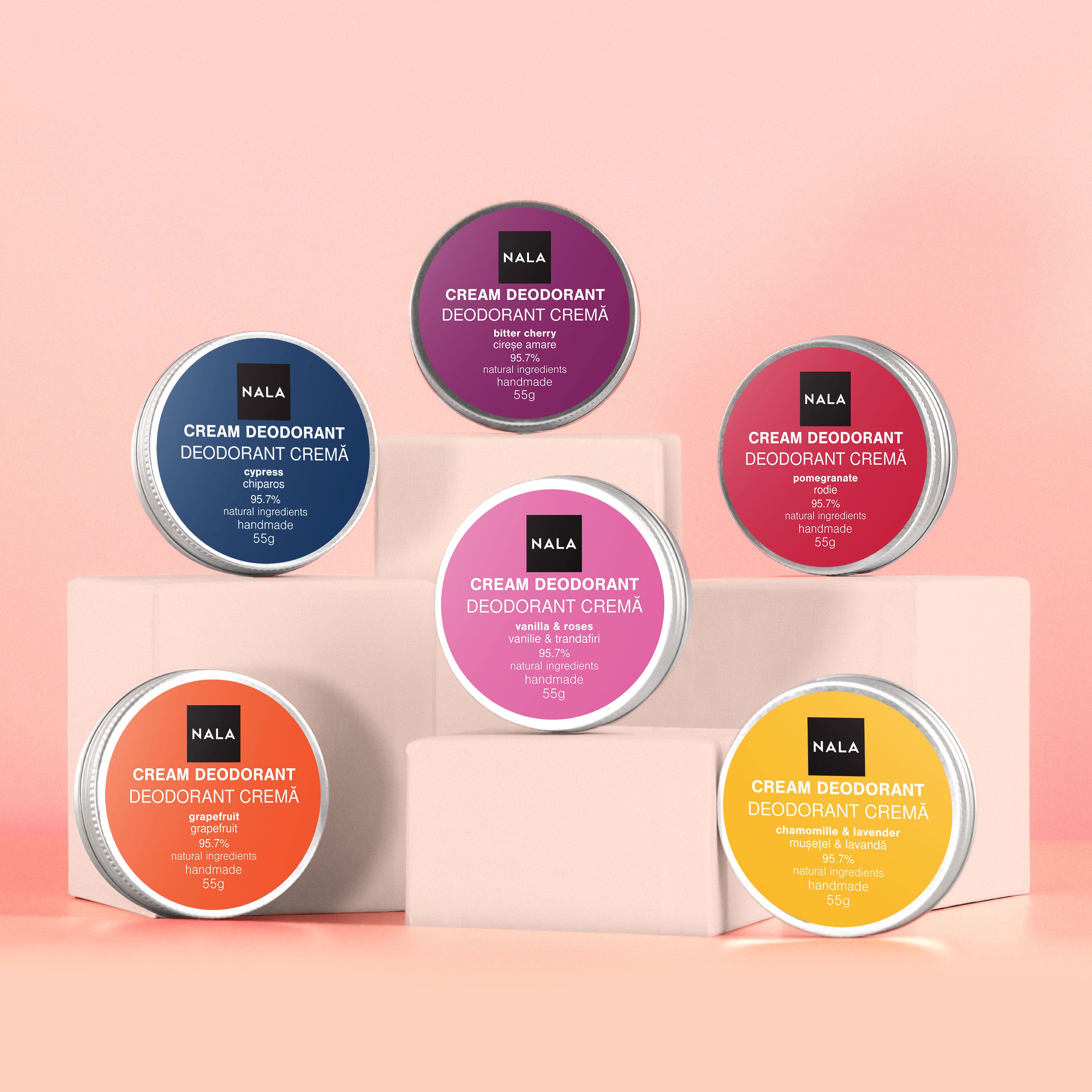 Natural Deodorants – Essential 6-Pack