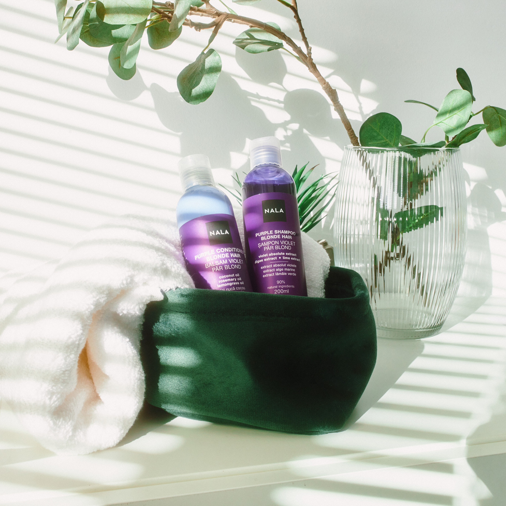 Purple Conditioner Blonde Hair - Coconut, Rosemary, Lemongrass Oil