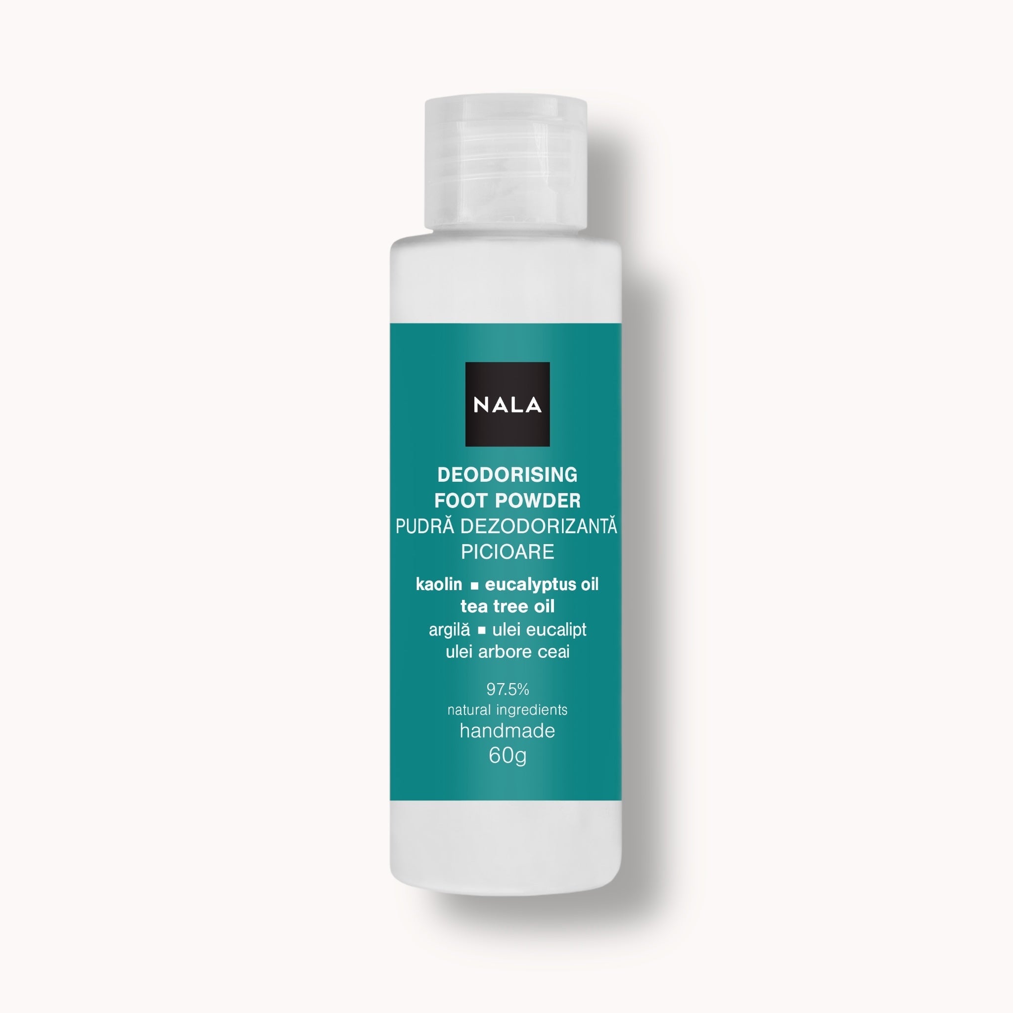 Deodorizing Foot Powder - Clay, Eucalyptus, Tea Tree