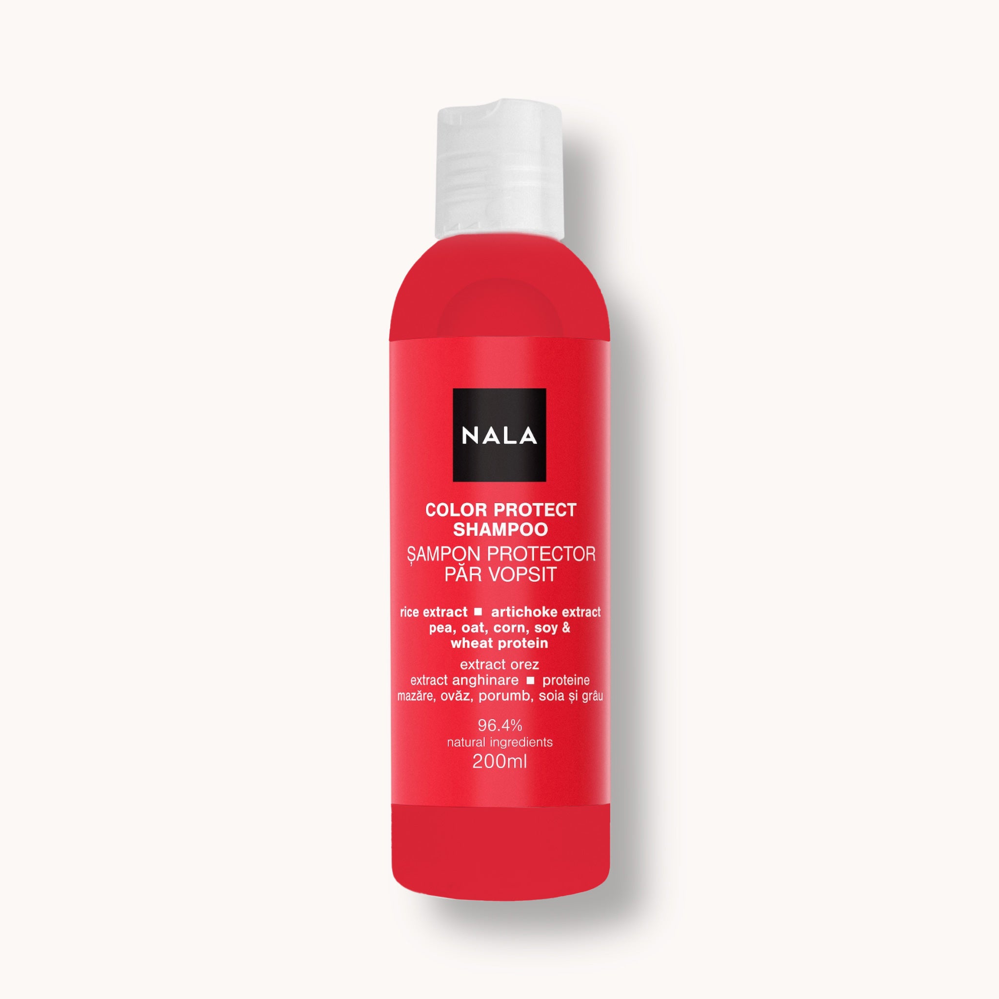 Protective Shampoo for Colored Hair – Rice Extract, Artichoke, Pea, Oat, Corn, Soy, and Wheat Proteins
