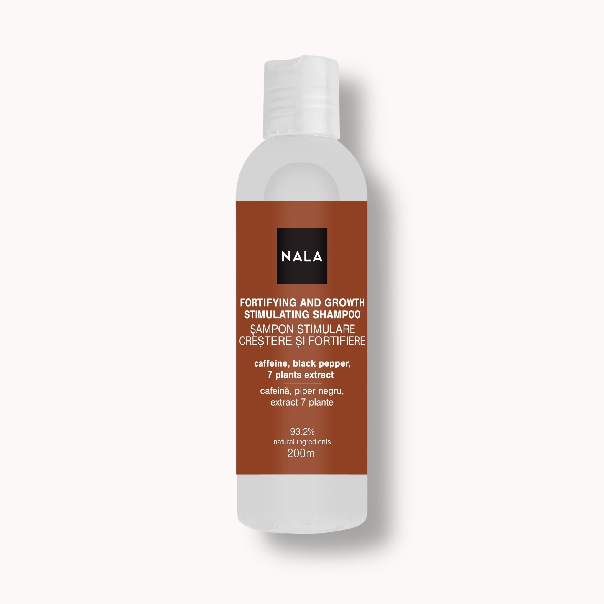 Fortifying and Growth Stimulating Shampoo - Caffeine – Black Pepper & 7 plants extract