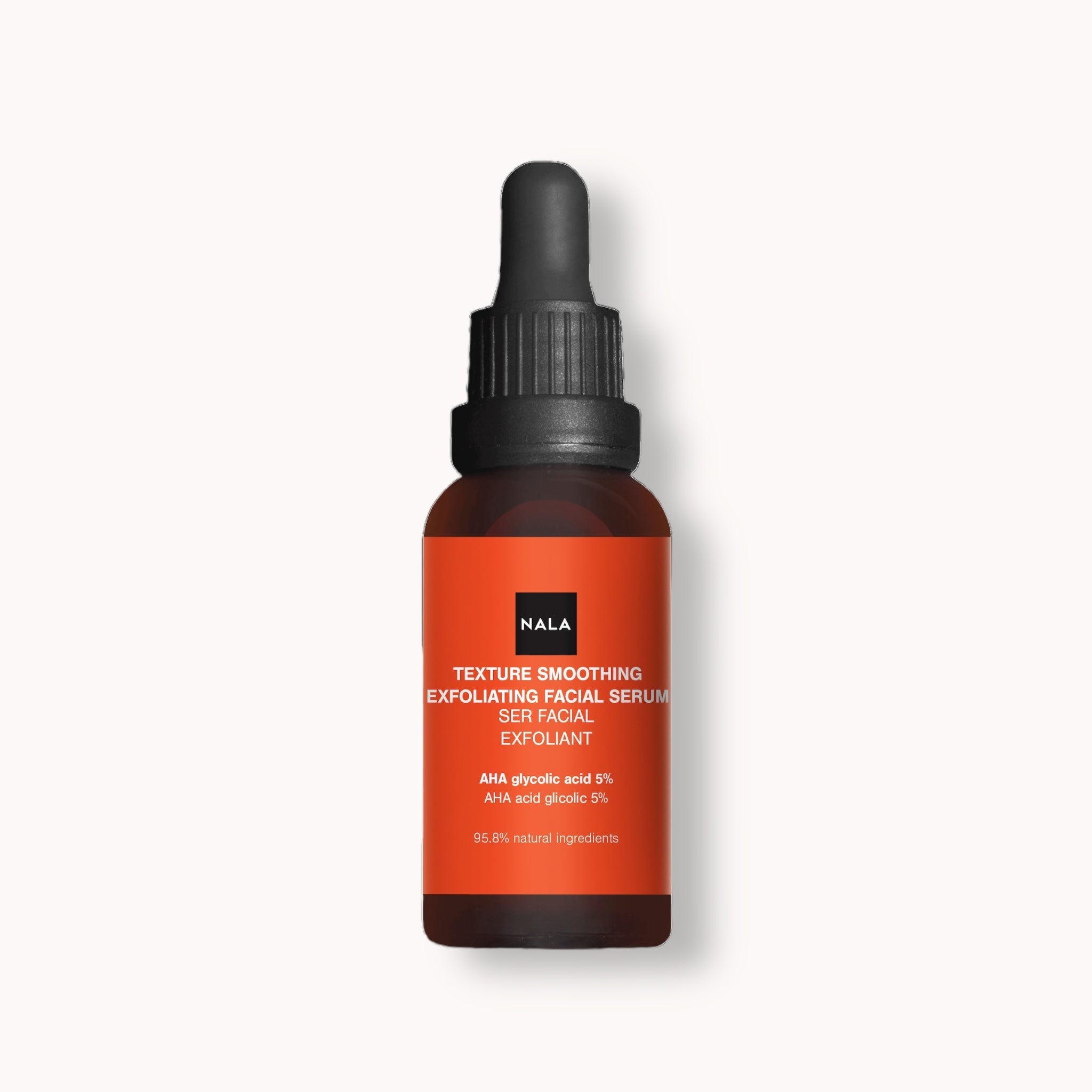 Texture Smoothing Exfoliating Facial Serum - AHA Glycolic acid 5%