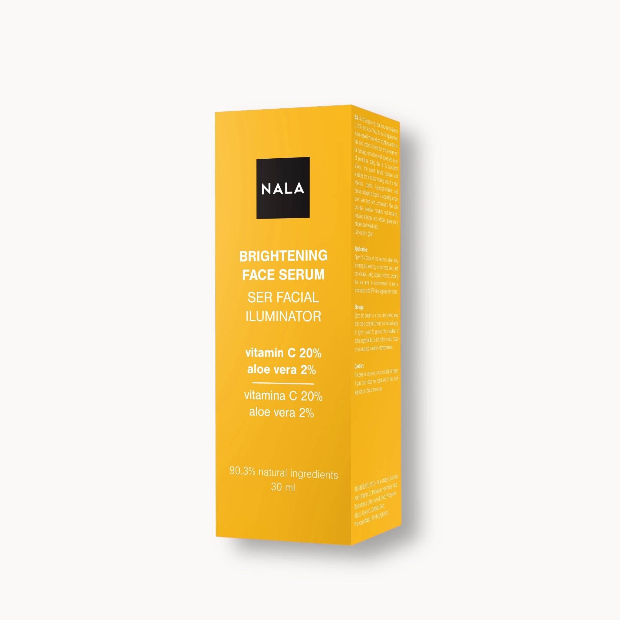 Brightening Face Serum - Vitamin C 20% + Aloe Vera 2%