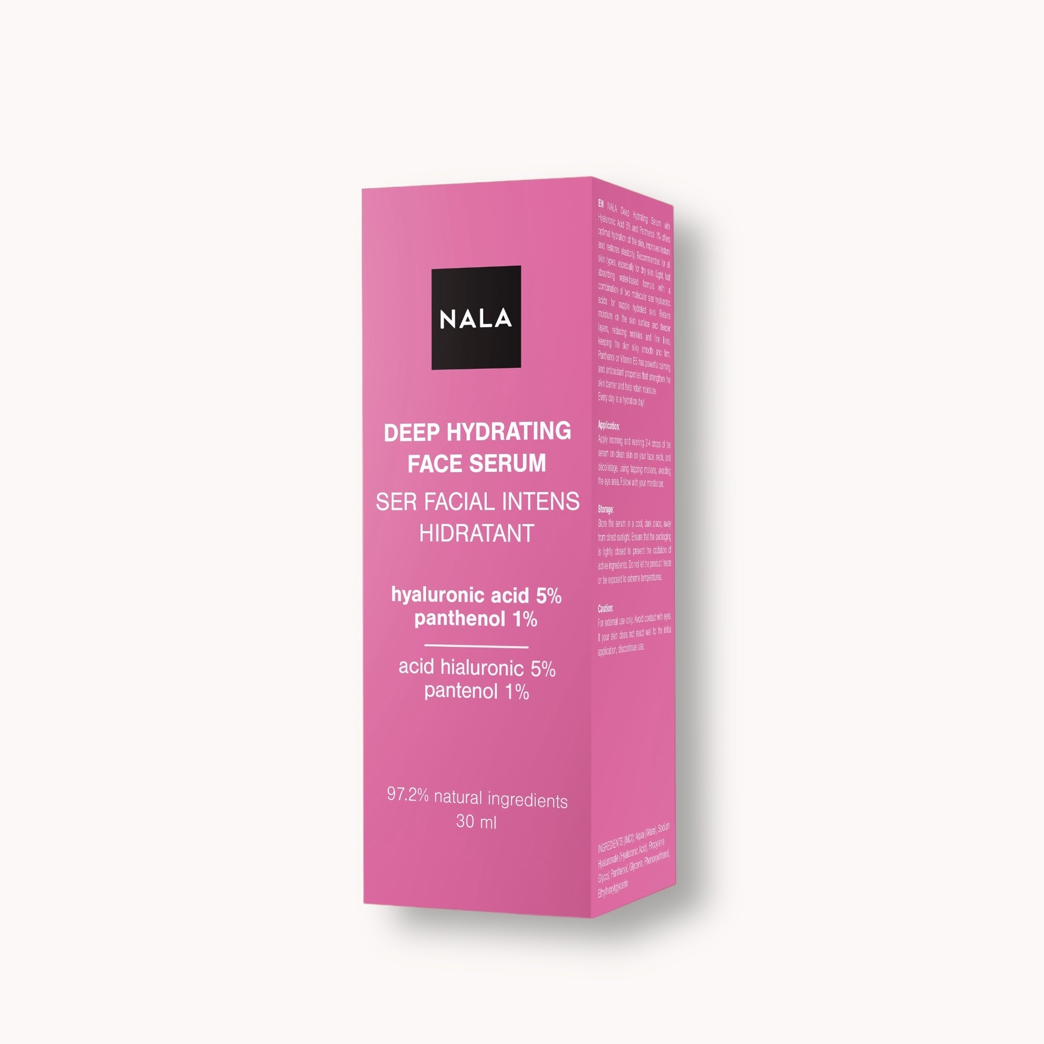 Deep Hydrating Face Serum - Hyaluronic Acid 5% + Panthenol 1%