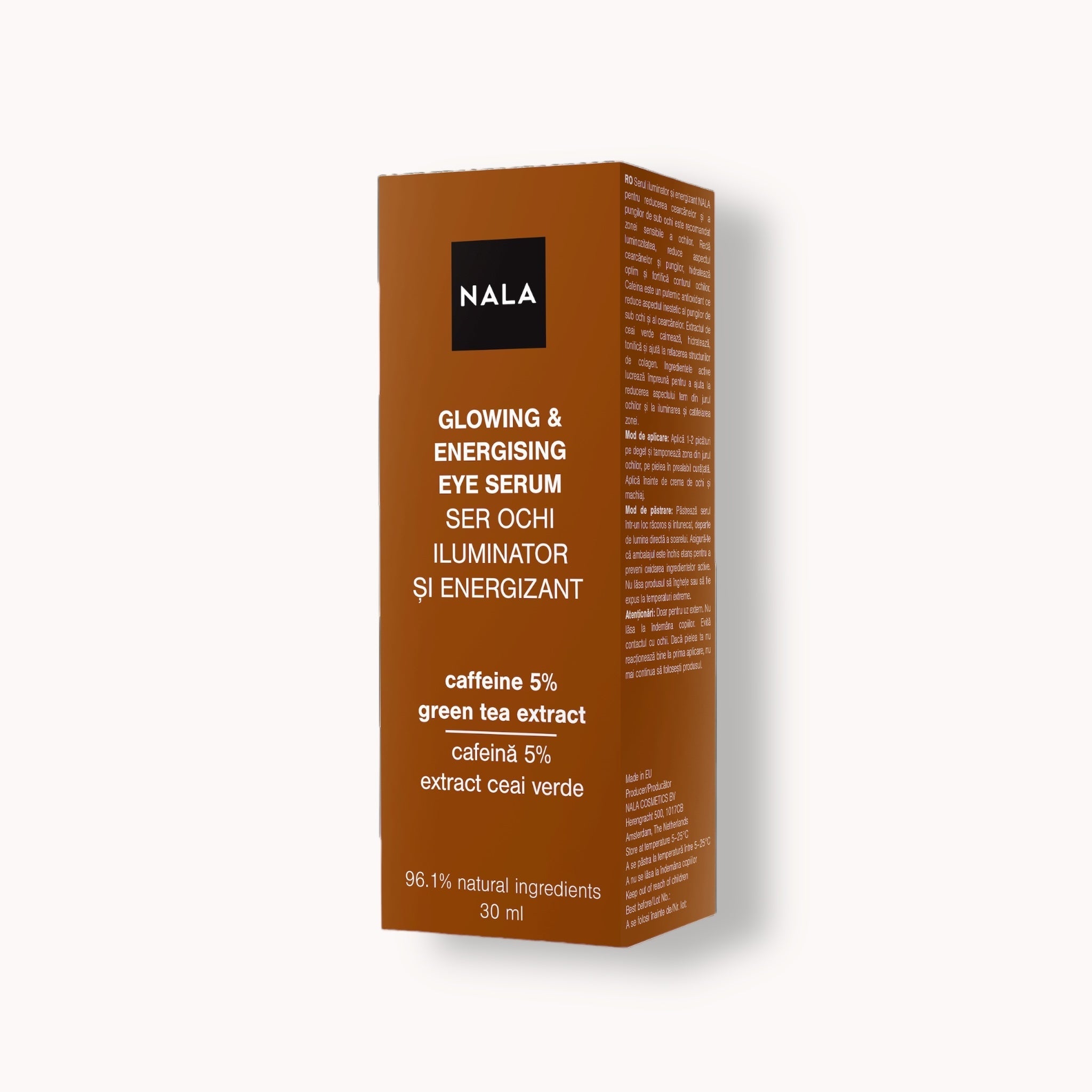 Glowing & Energizing Eye Serum - 5% Caffeine + Green Tea Extract