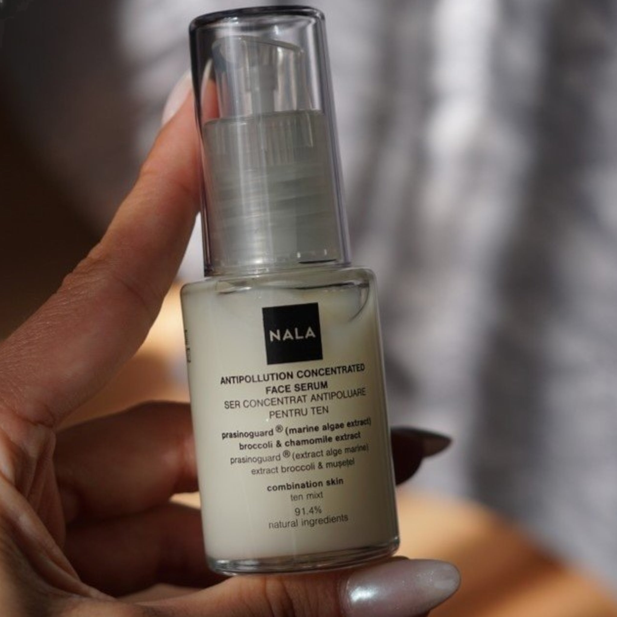 Anti-Pollution Concentrated Facial Serum - Prasinoguard, Broccoli, Chamomile