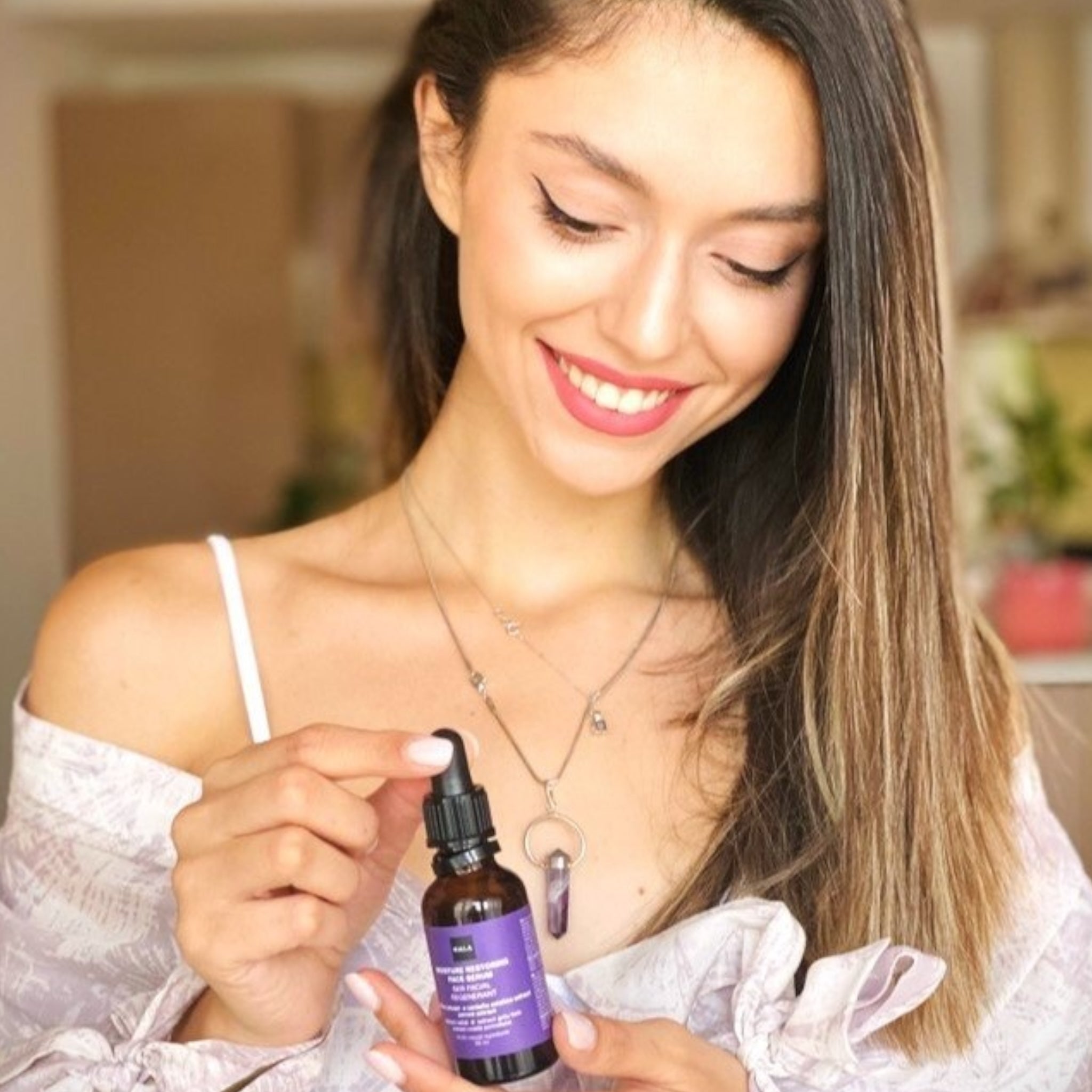 Moisture Restoring Face Serum - Mallow Extract & Gotu Kola