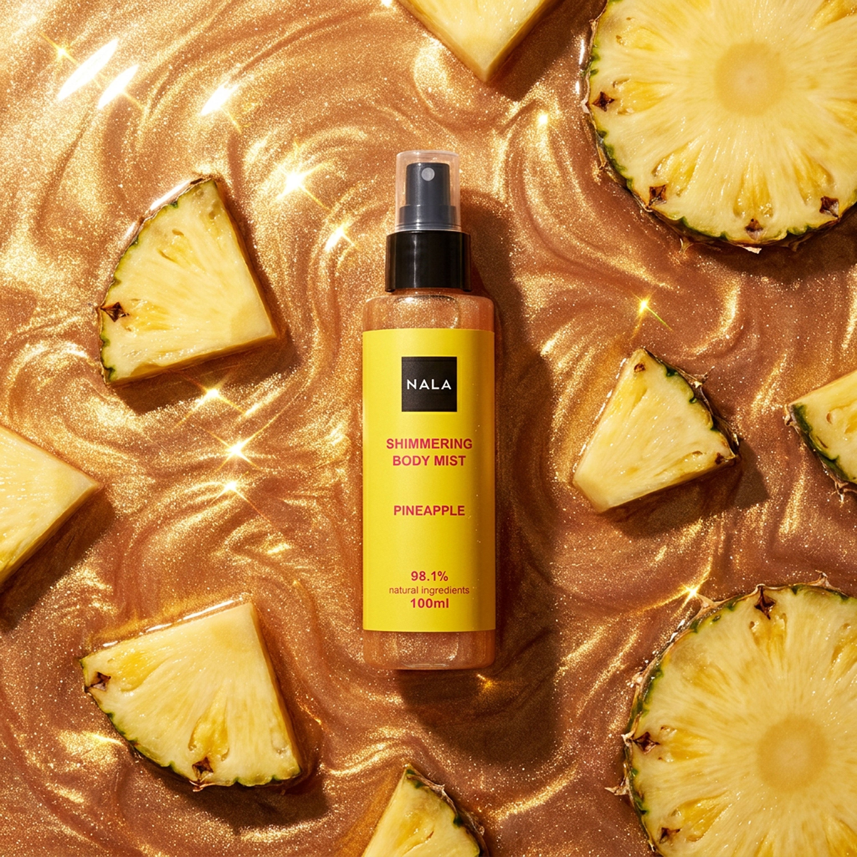 Shimmering Body Mist - Pineapple