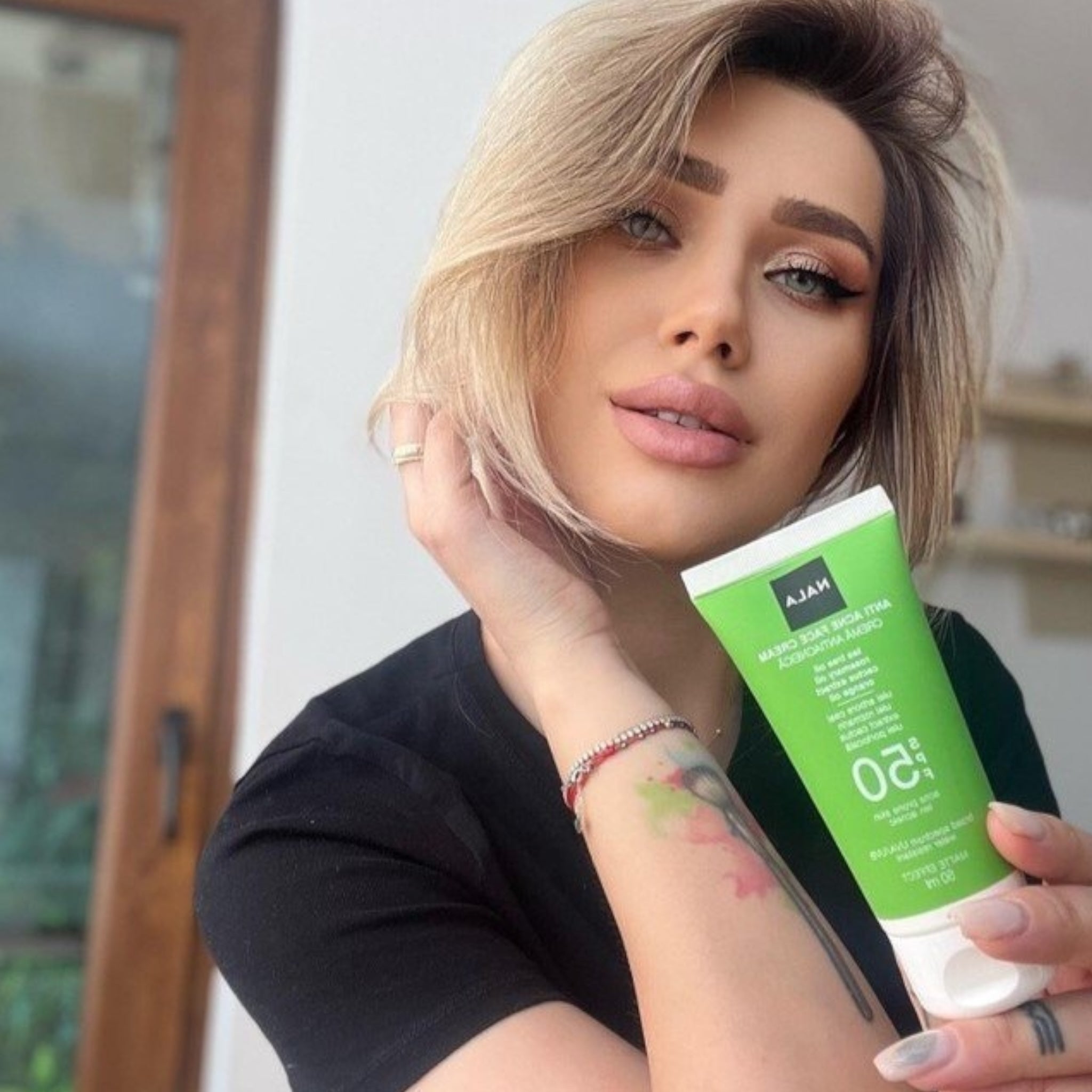 Anti-Acne Cream SPF 50 - Acne-Prone Skin - Tea Tree & Rosemary