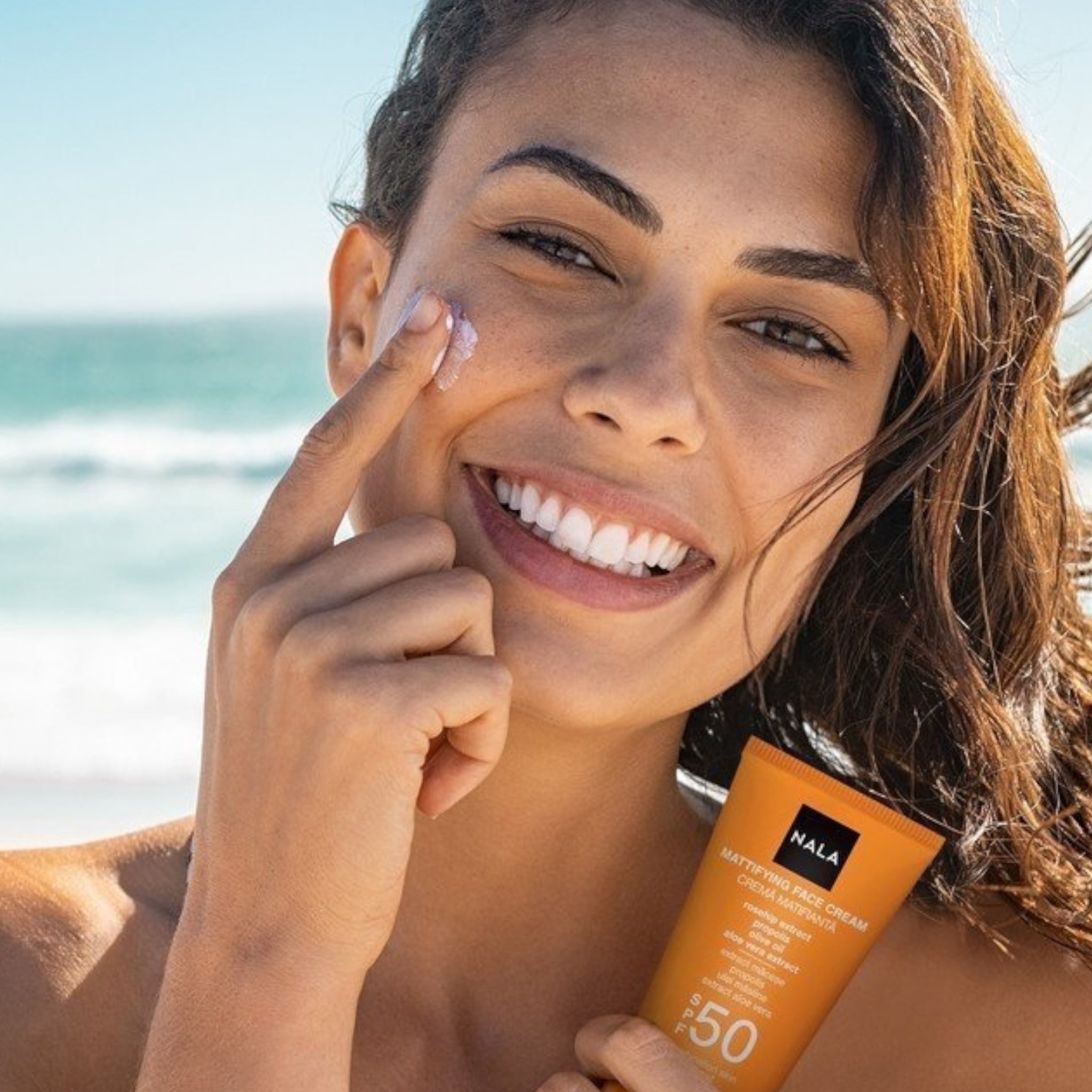 Mattifying Face Cream SPF 50 - Combination Skin - Rosehips & Olive Oil