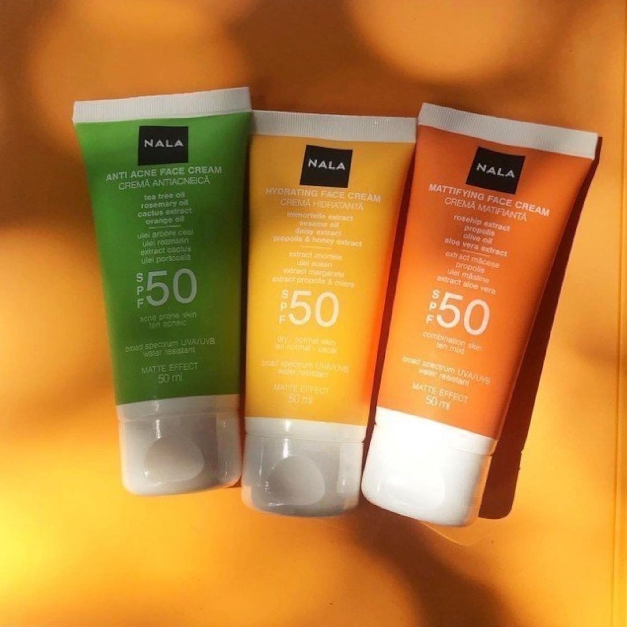 Mattifying Face Cream SPF 50 - Combination Skin - Rosehips & Olive Oil