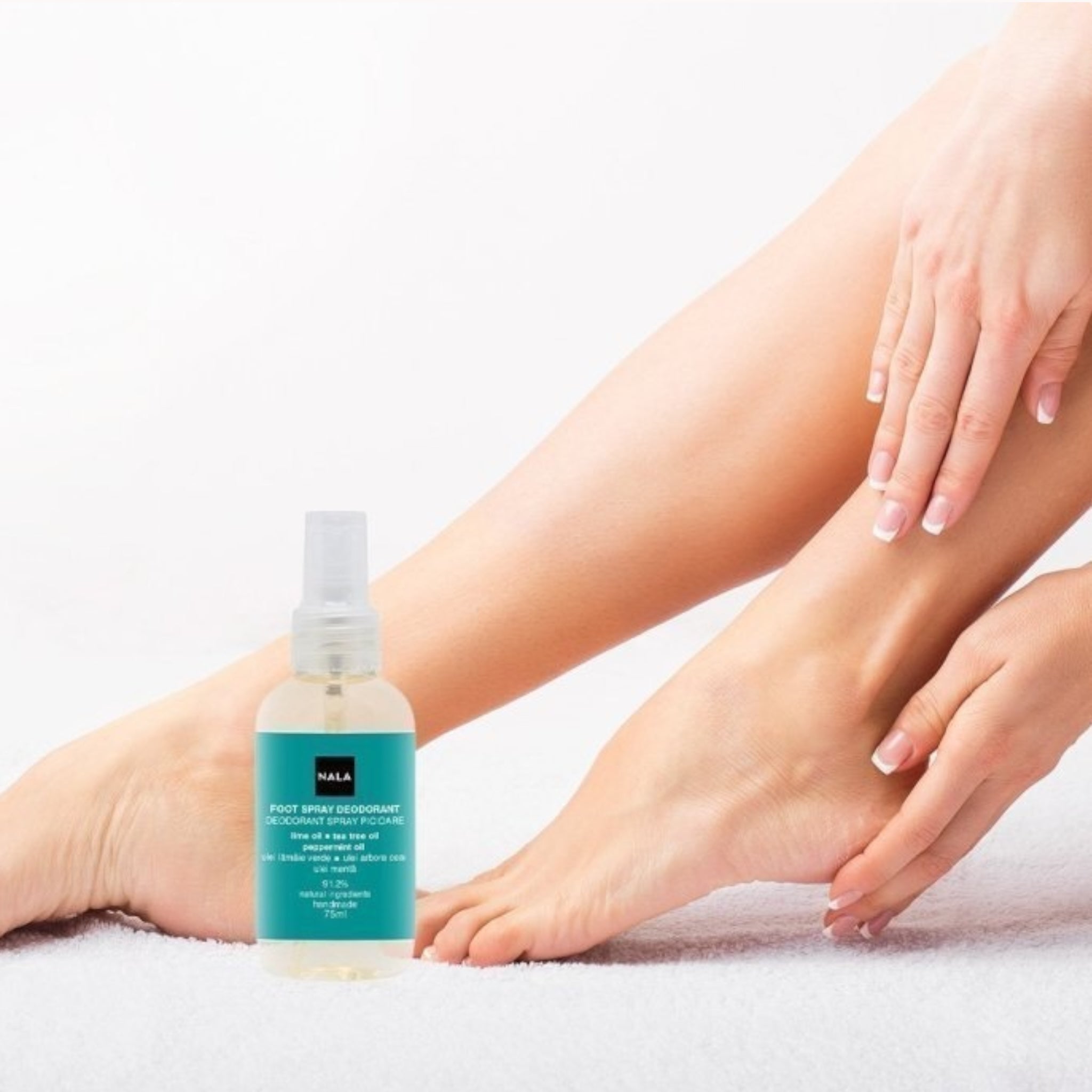 Foot Spray Deodorant - Lime, Tea Tree, Peppermint