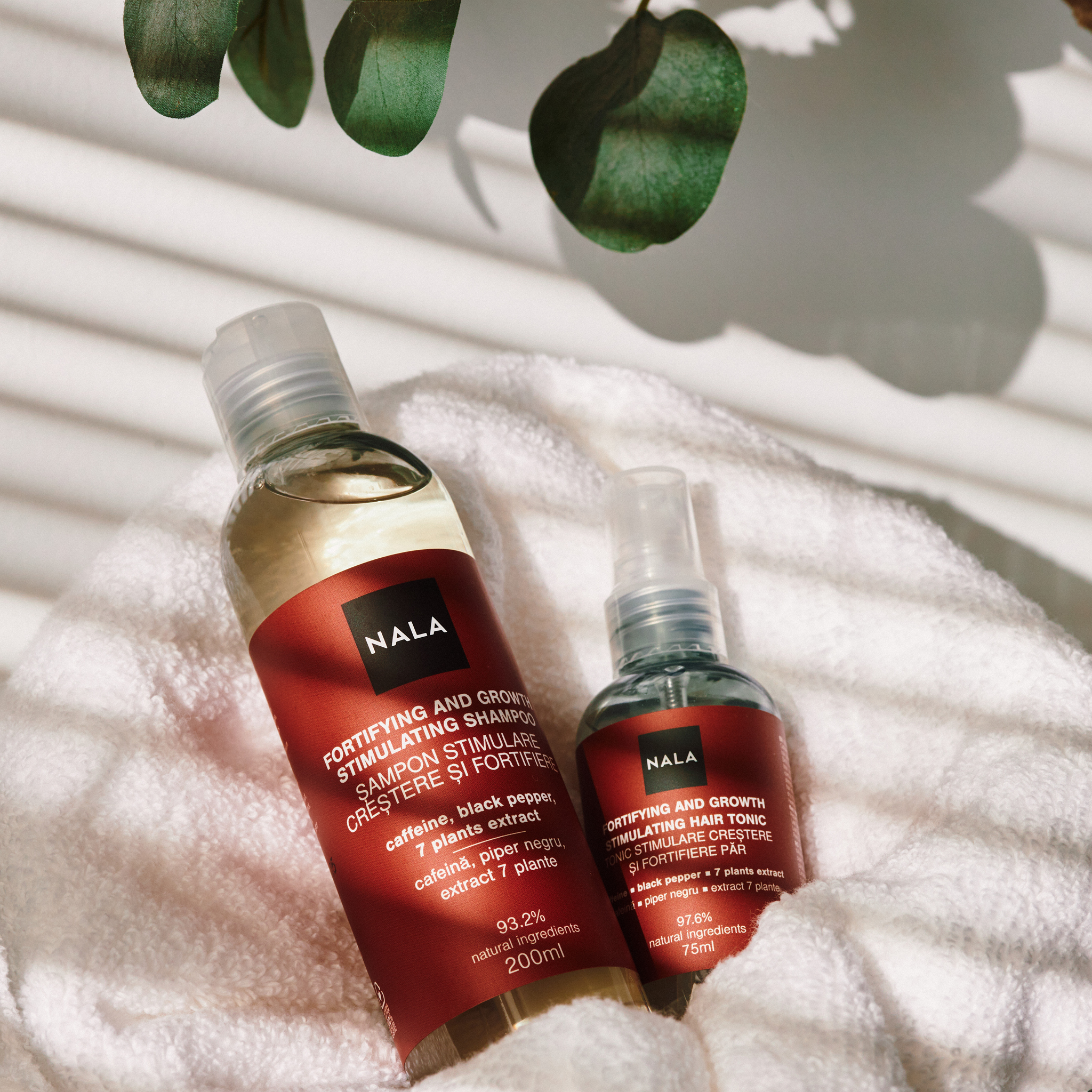 Fortifying and Growth Stimulating Shampoo - Caffeine – Black Pepper & 7 plants extract