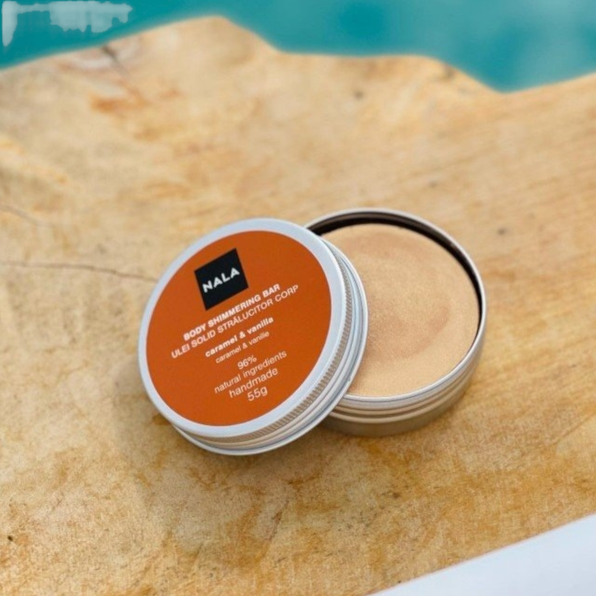 Body Shimmering Bar - Caramel & Vanilla