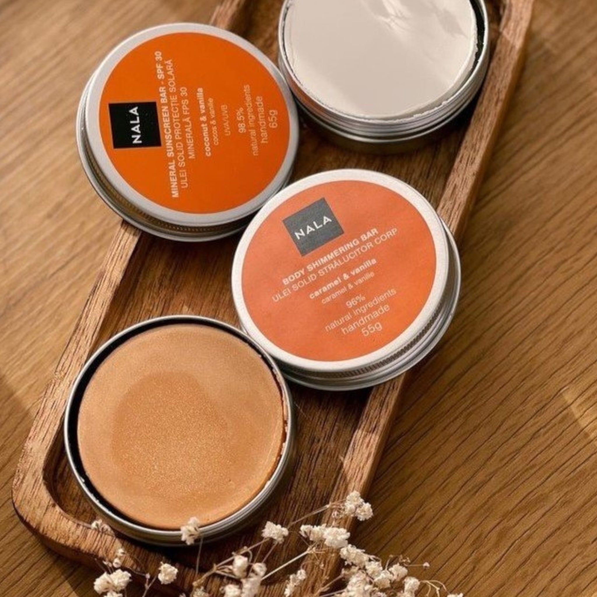 Body Shimmering Bar - Caramel & Vanilla
