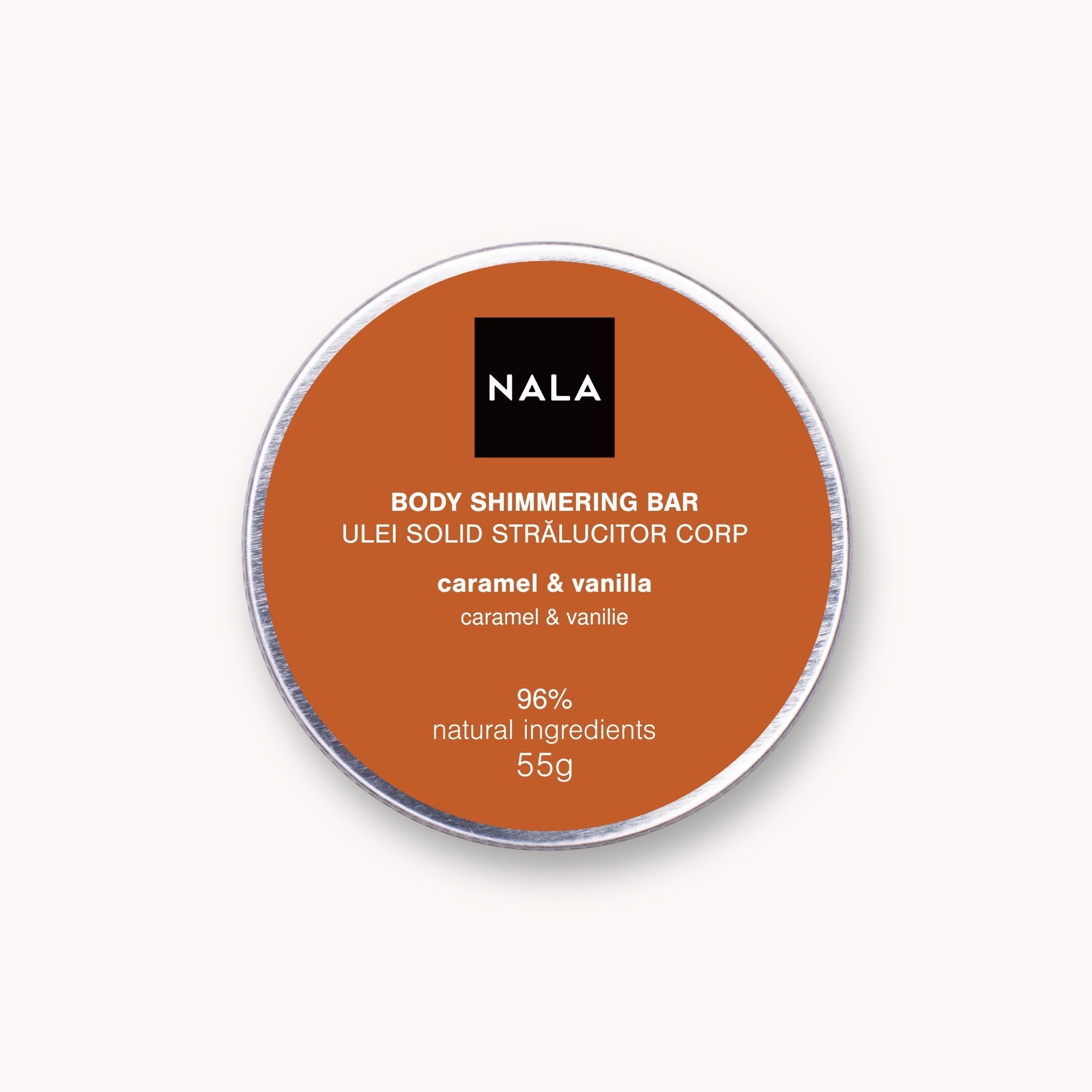 Body Shimmering Bar - Caramel & Vanilla