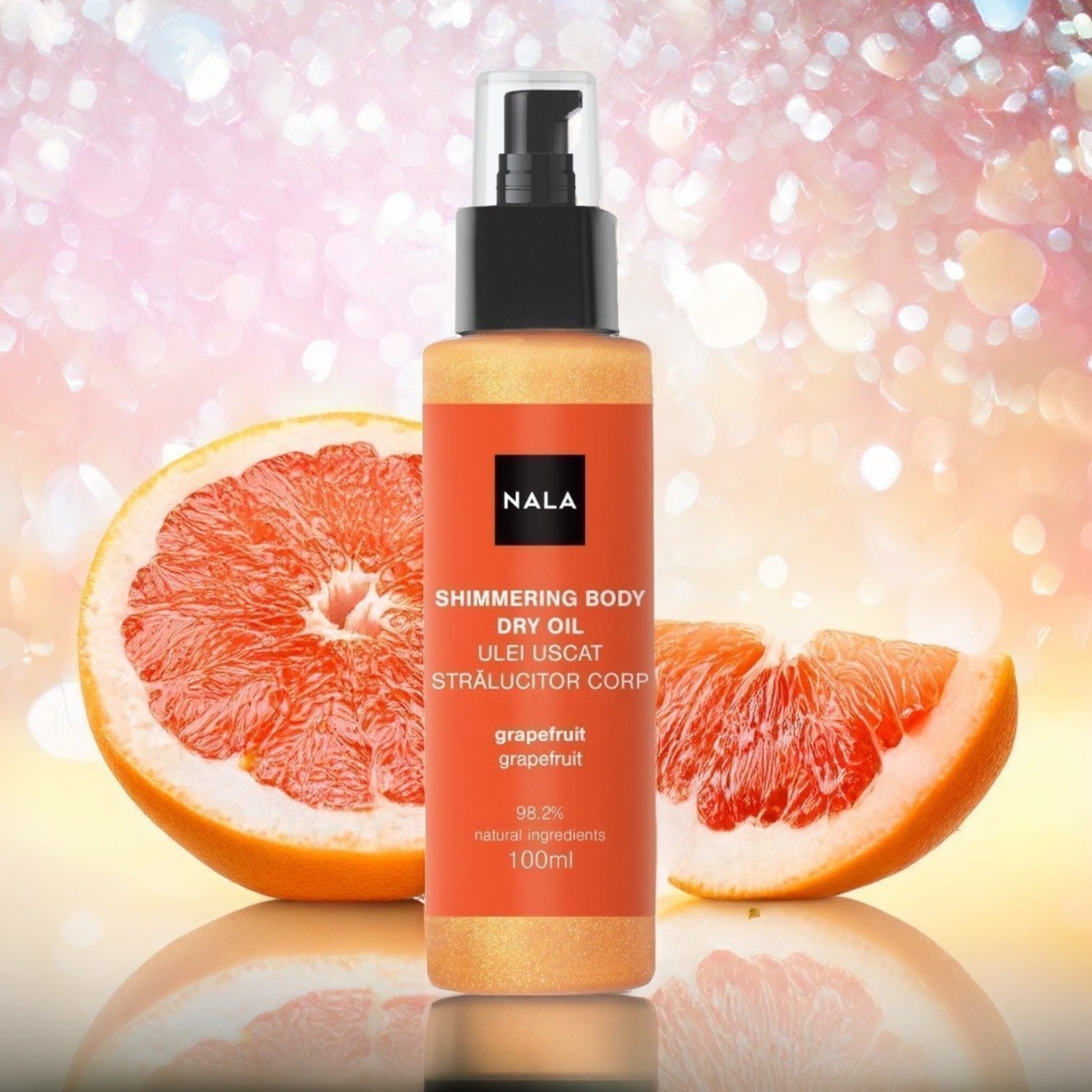 Shimmering Body Dry Oil - Grapefruit