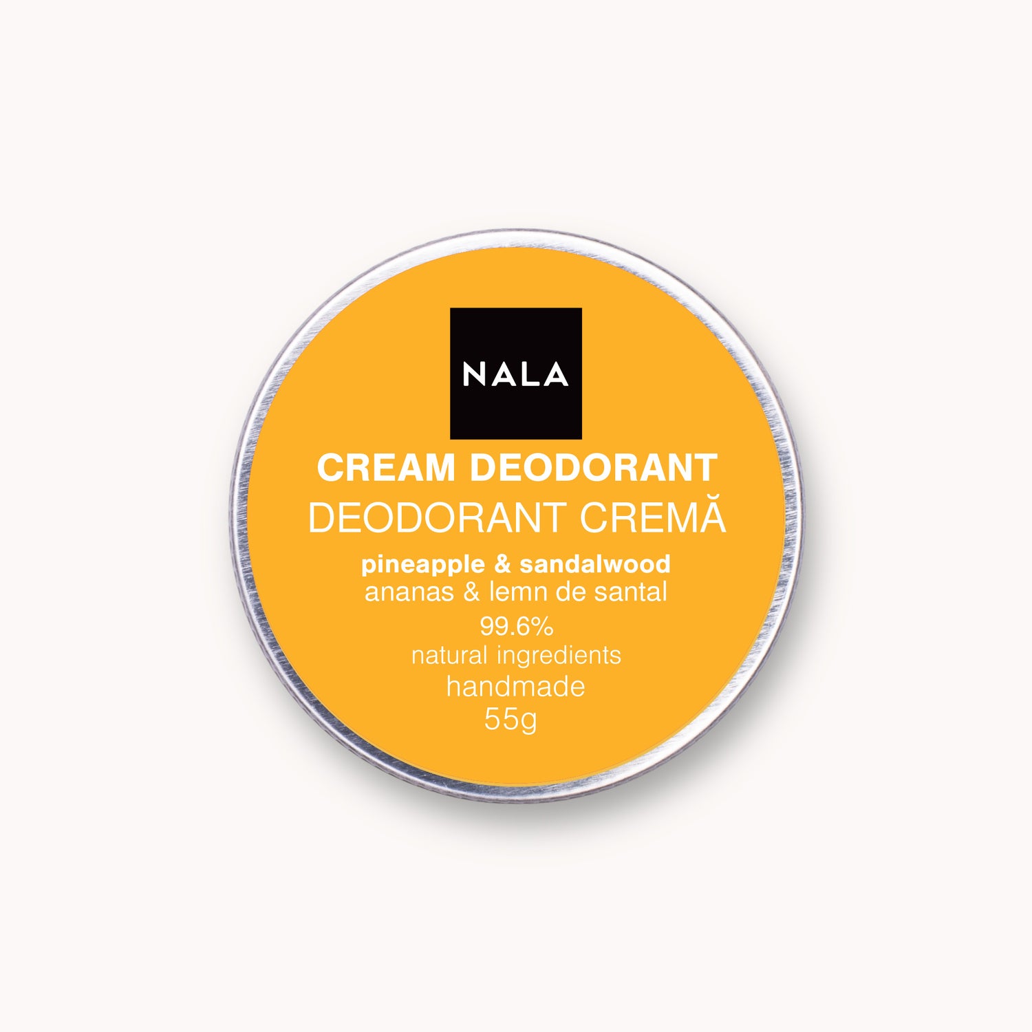 Cream Deodorant - Pineapple &amp; Sandalwood